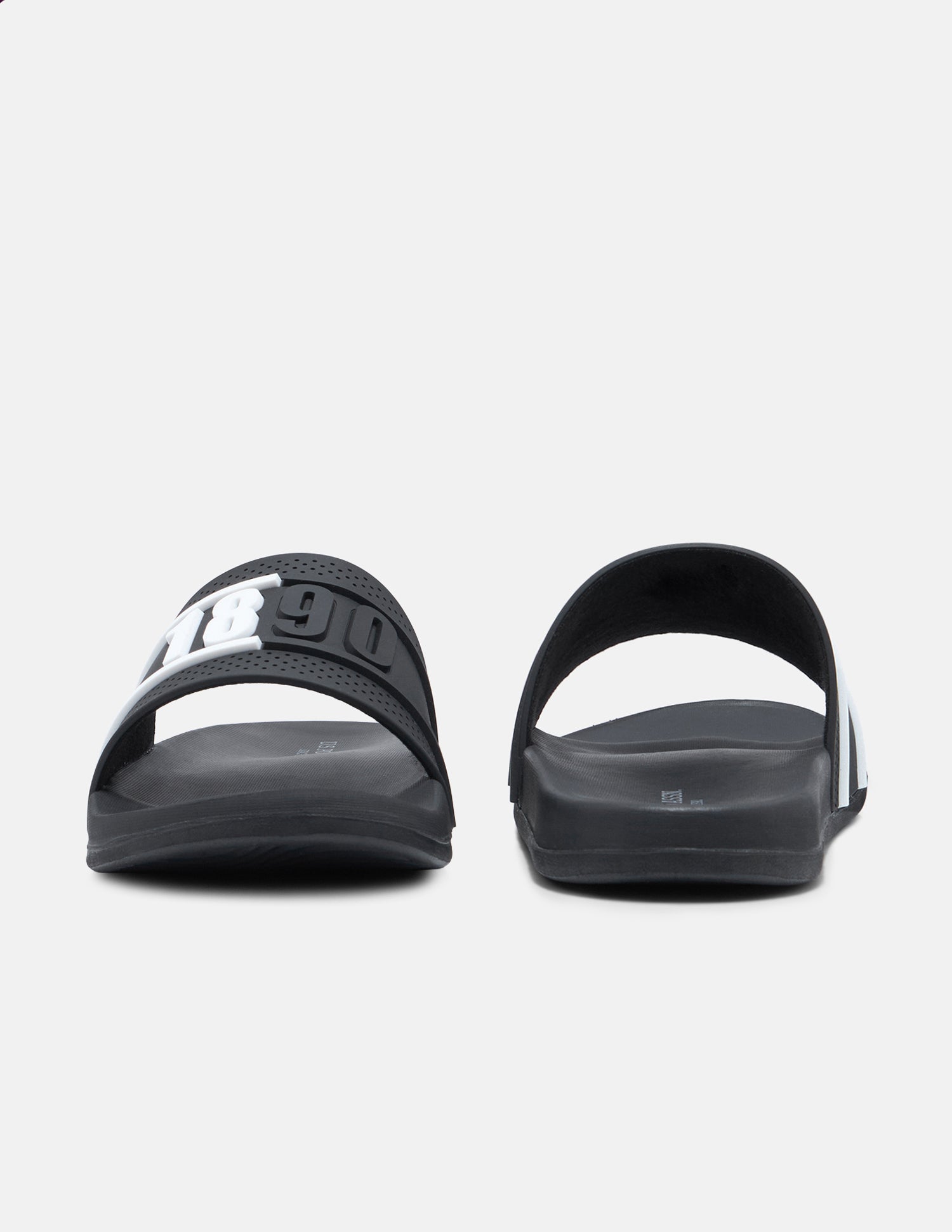 Numeric Embossed Alfie Sliders Black - U.S. Polo Assn. India | Large