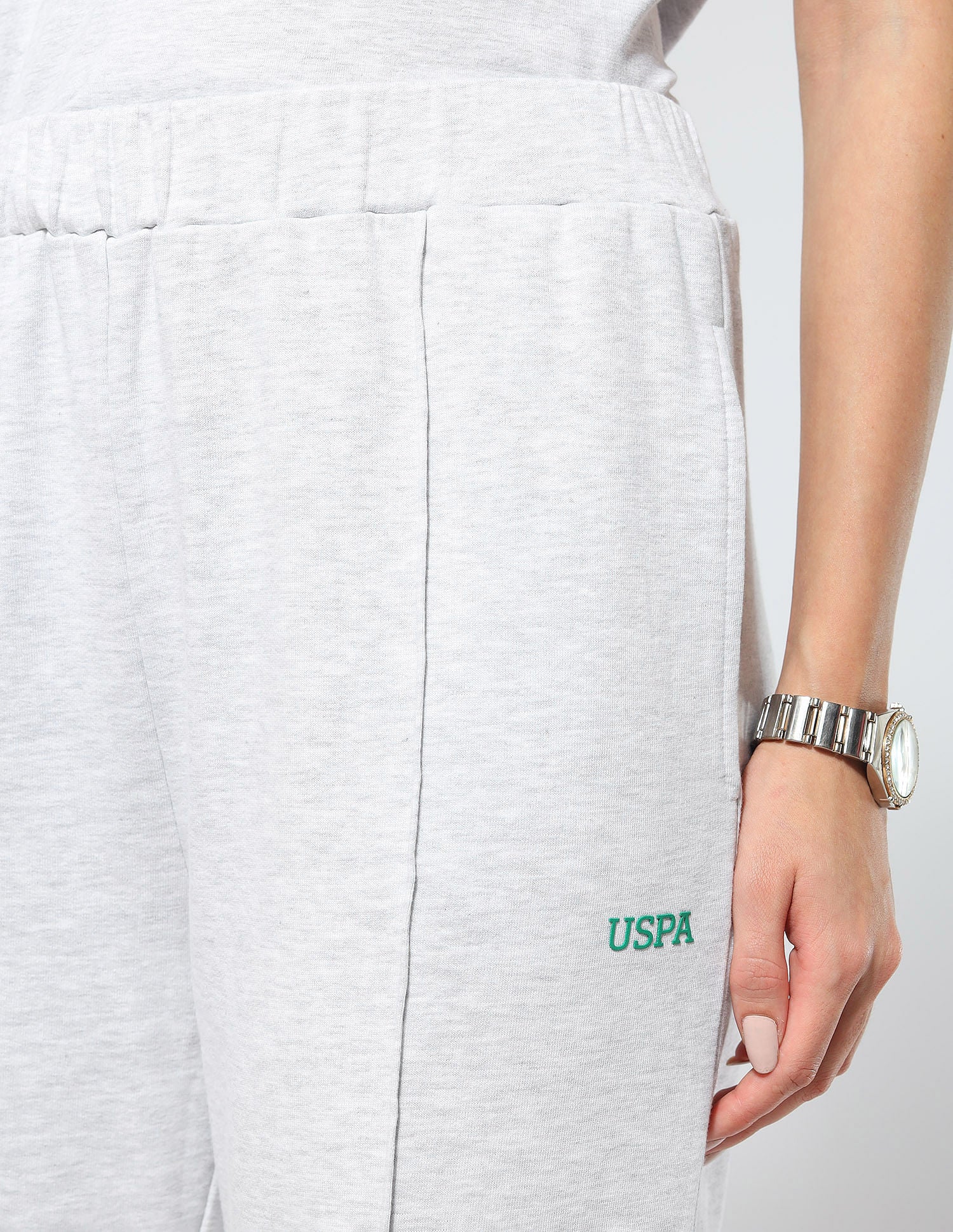 Straight Fit Lounge Trousers Light Grey - U.S. POLO ASSN. | Large