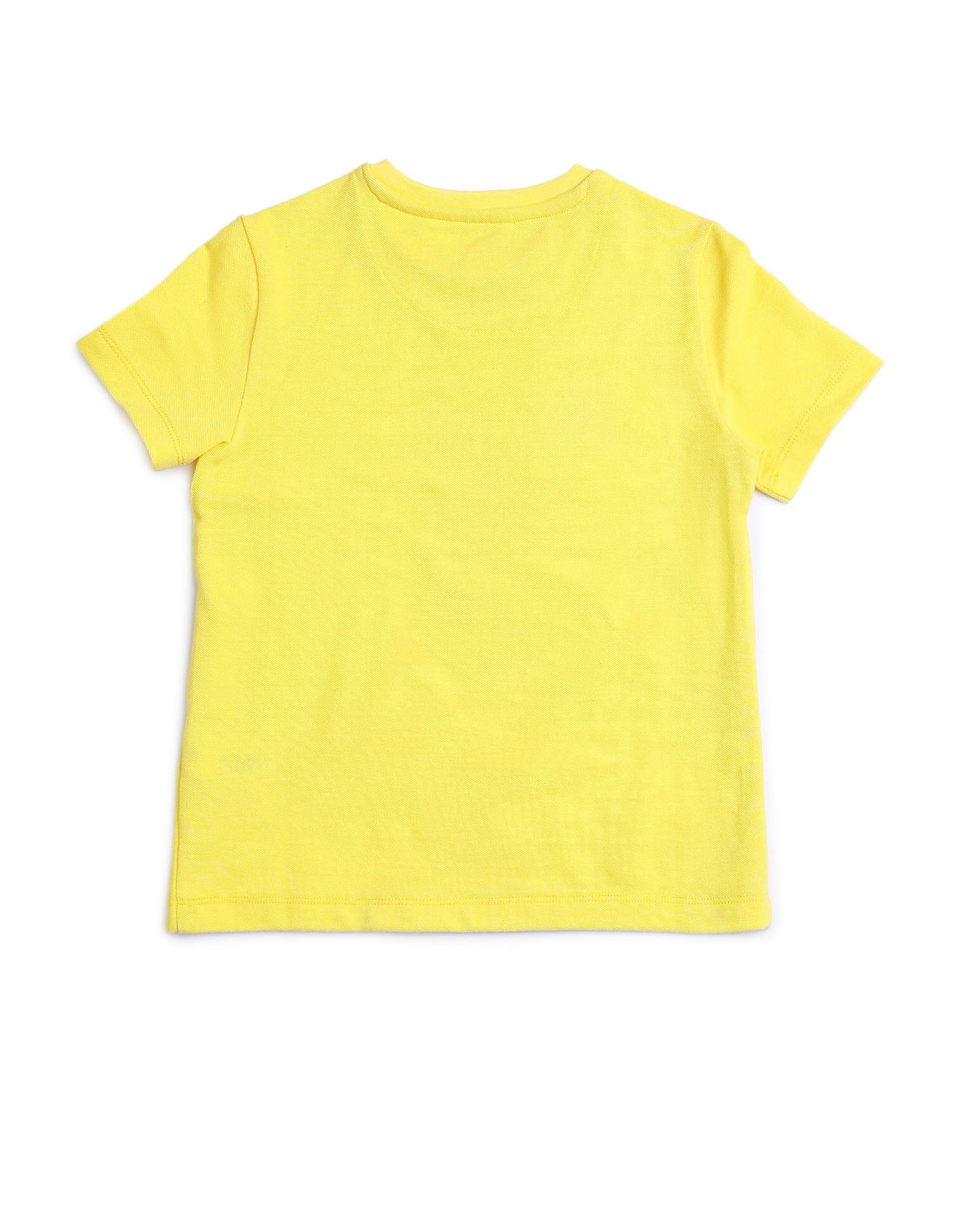 Boys Colorblocked Regular Fit T-Shirt Light Yellow - U.S. POLO ASSN. | Large
