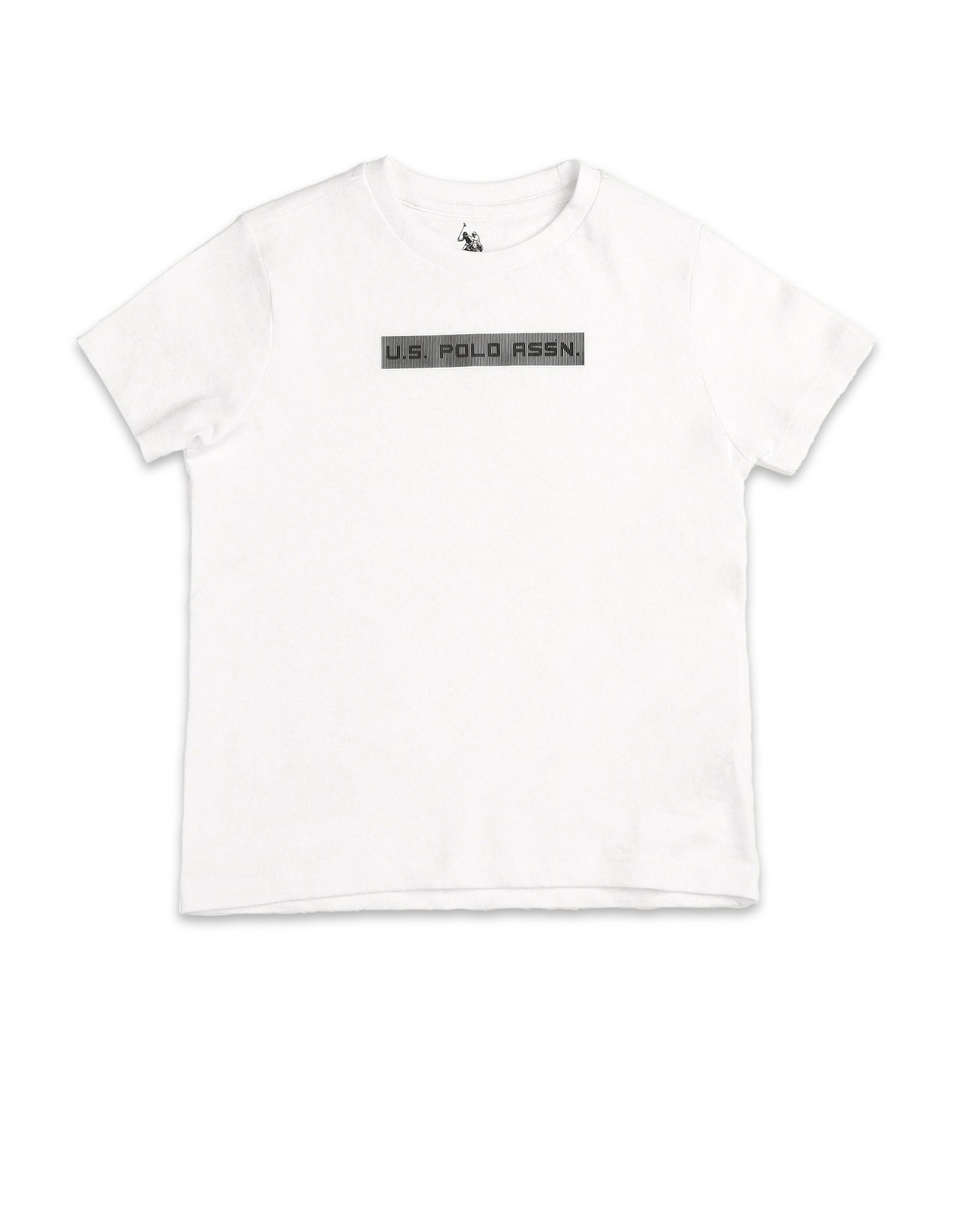 Boys Solid Regular Fit T-Shirt White - U.S. POLO ASSN. | Large