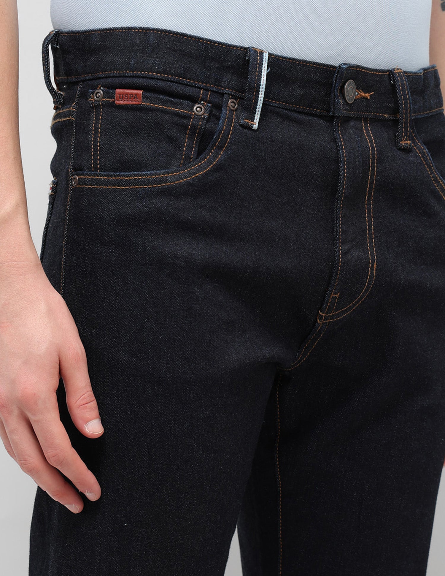 Harold Slim Straight Fit Blue Jeans Blue - U.S. POLO ASSN. | Large