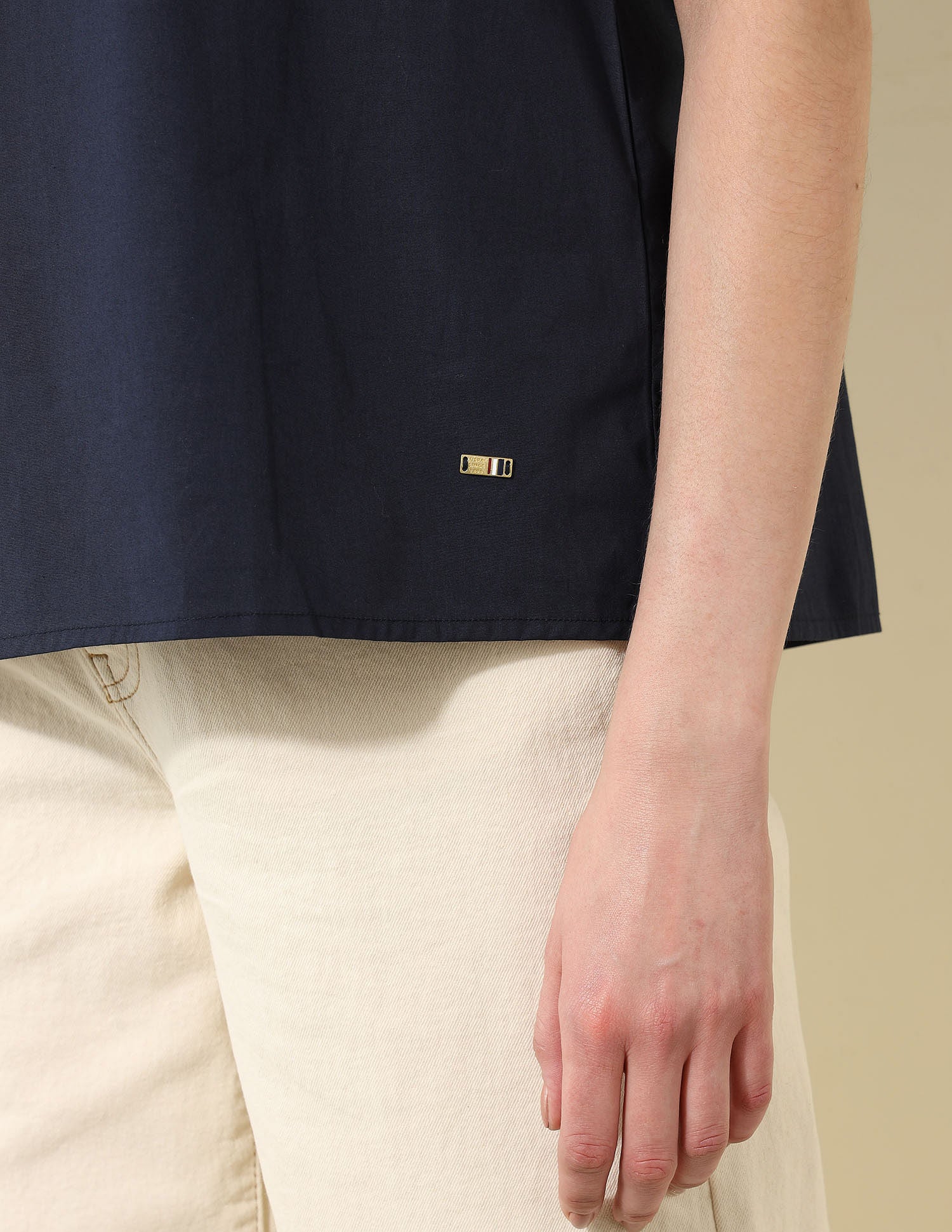 Ric-Rac Pure Cotton Top Navy - U.S. POLO ASSN. | Large