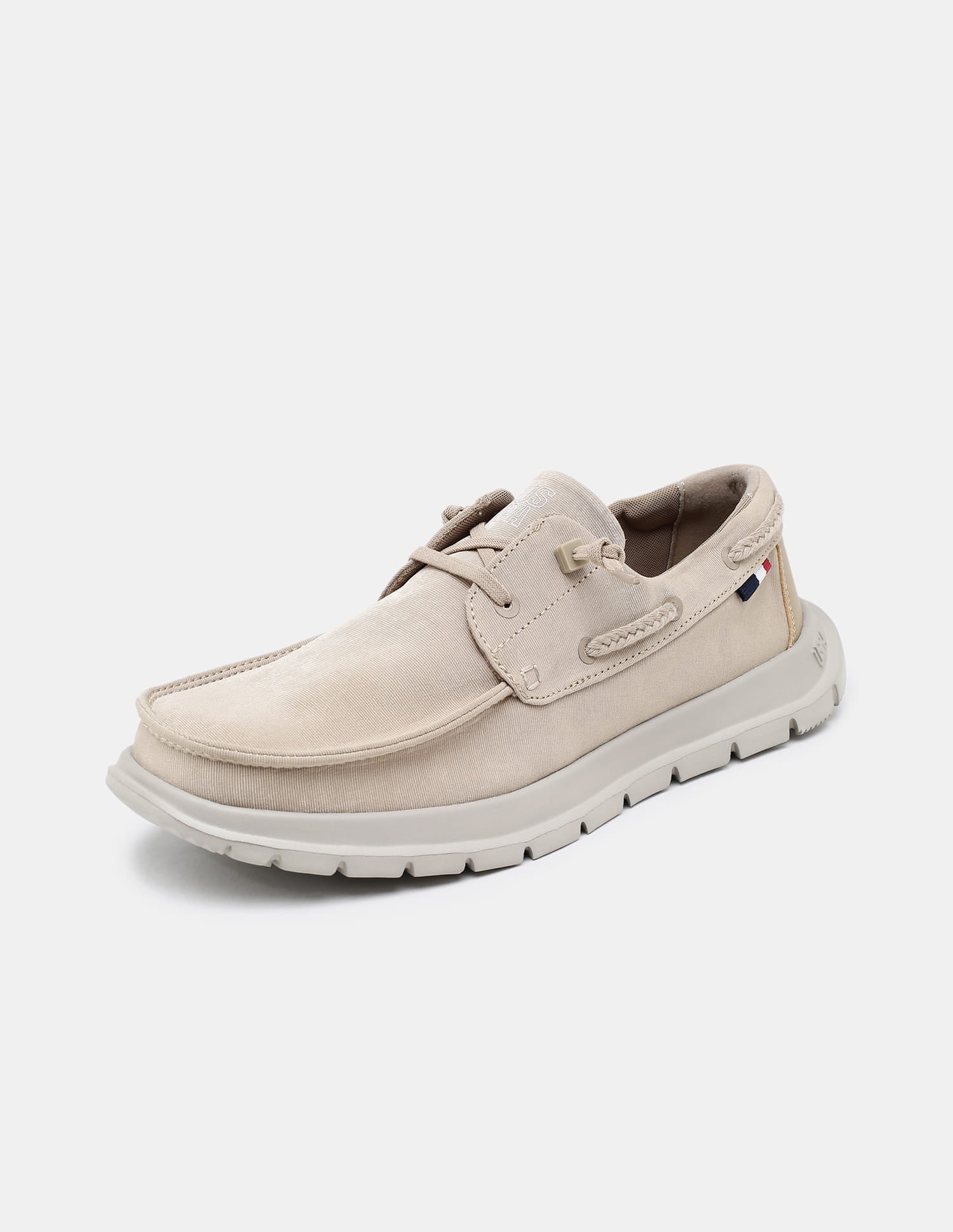 Round Toe Slip Ons Ciro Sneakers Beige - U.S. Polo Assn. India | Large