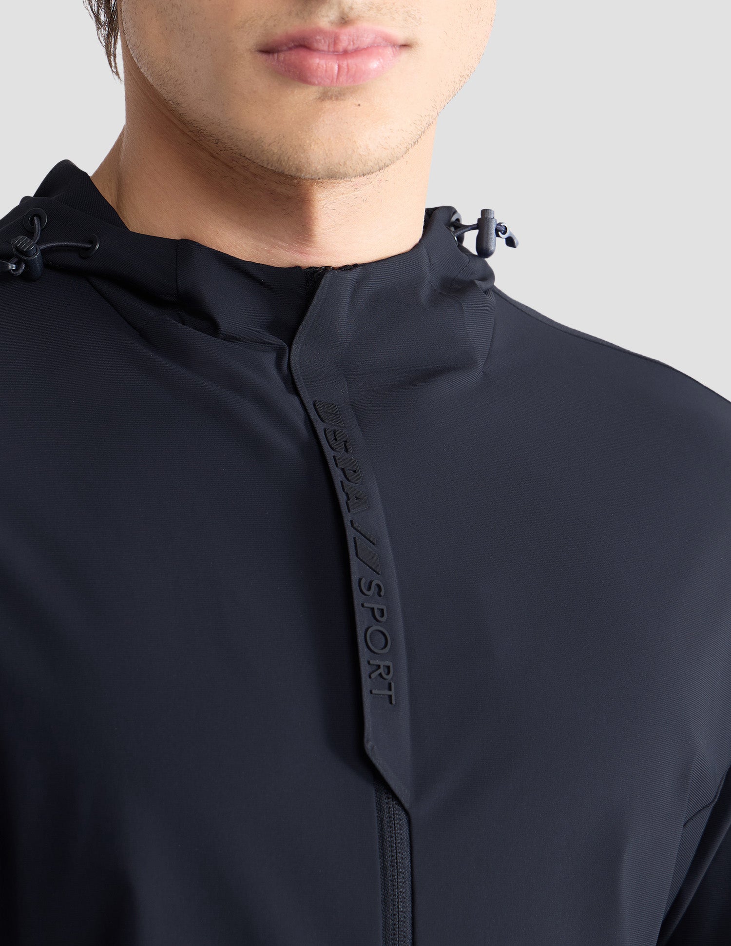 Slim Fit Active Zipper Jacket Navy - U.S. Polo Assn. India | Large