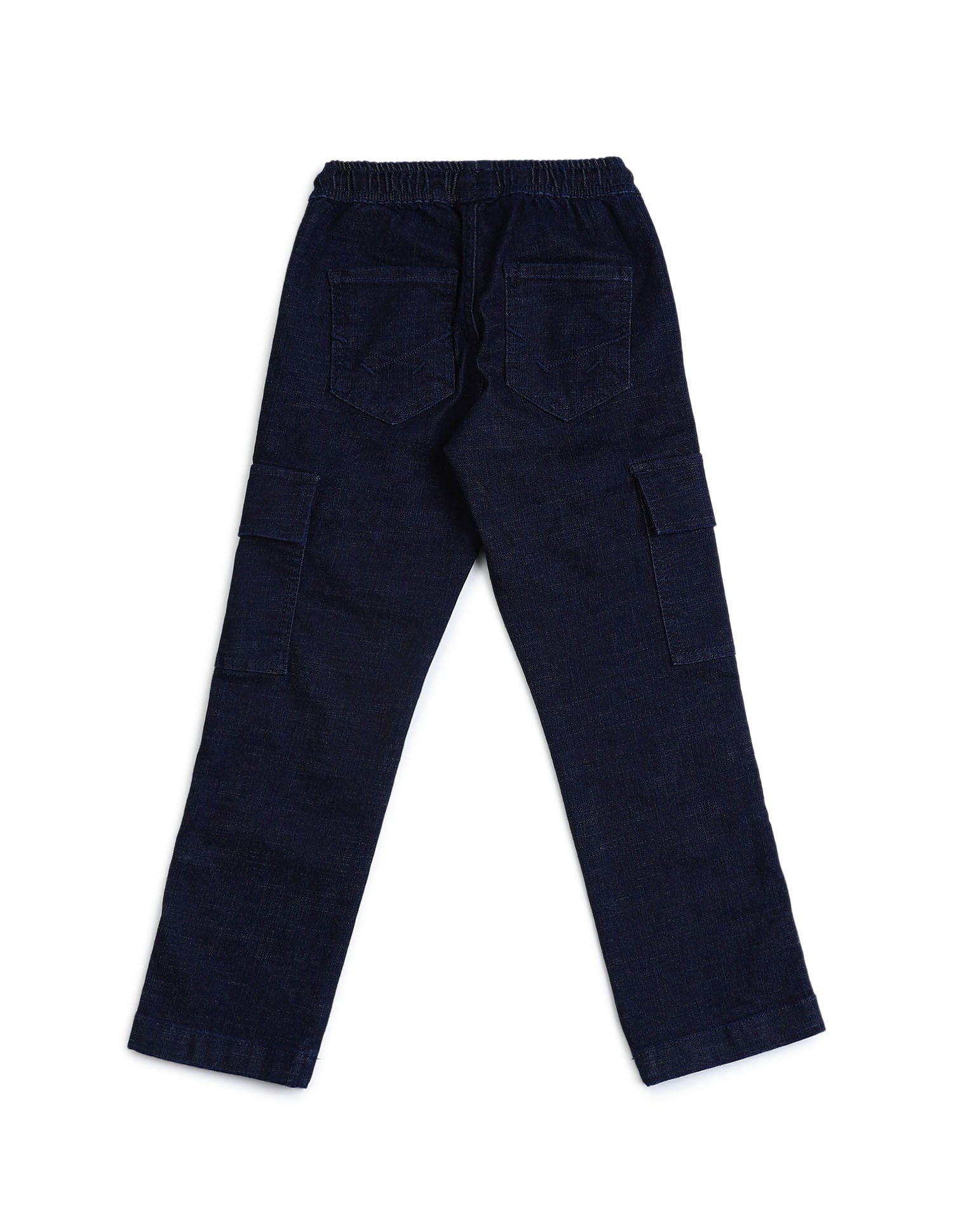 Boys Regular Fit Cargo Jeans Dark Wash - U.S. POLO ASSN. | Large