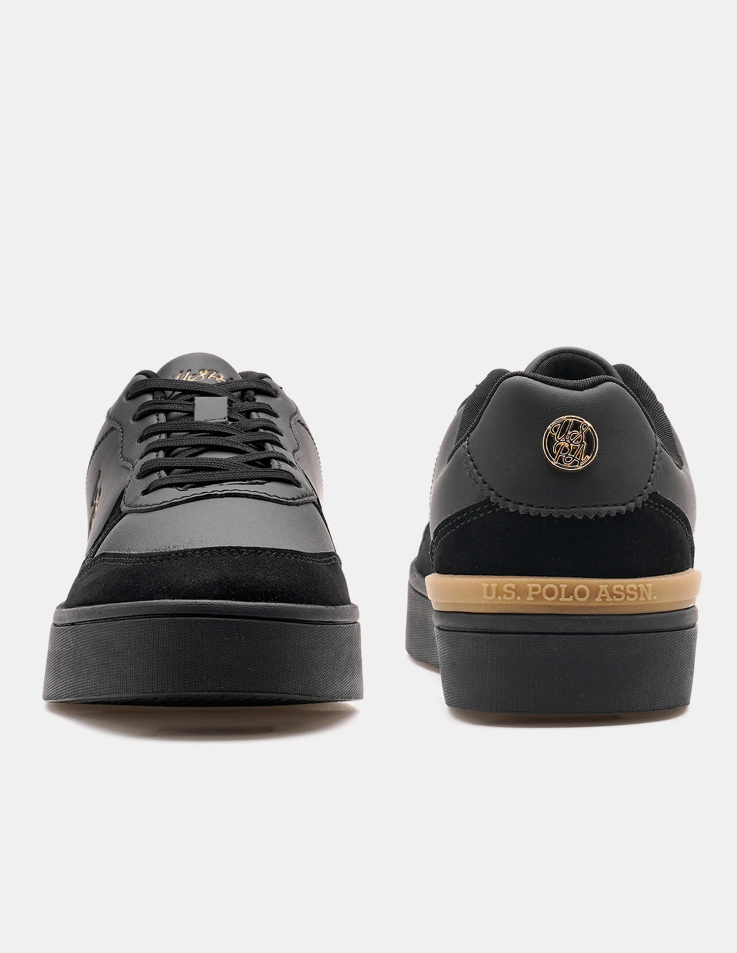 Women Ingrid 2.0 Colour Blocked Sneakers Black - U.S. Polo Assn. India | Large