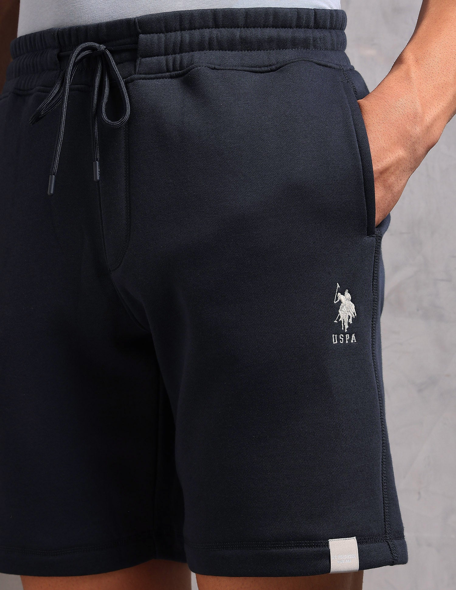 Cotton Terry OES10 Lounge Shorts - Pack Of 1 Light Blue - U.S. POLO ASSN. | Large