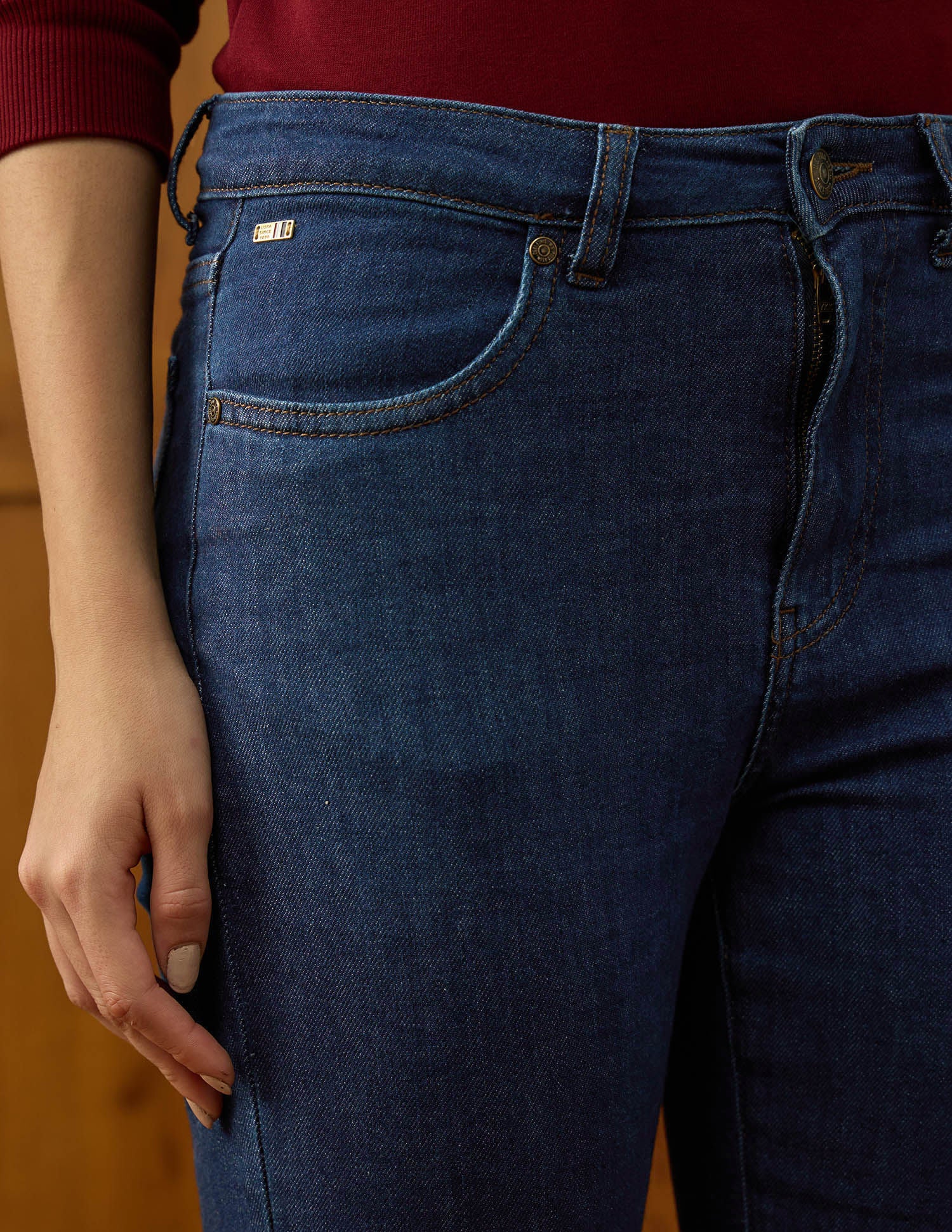 High Rise Flared Jeans Blue - U.S. POLO ASSN. | Large