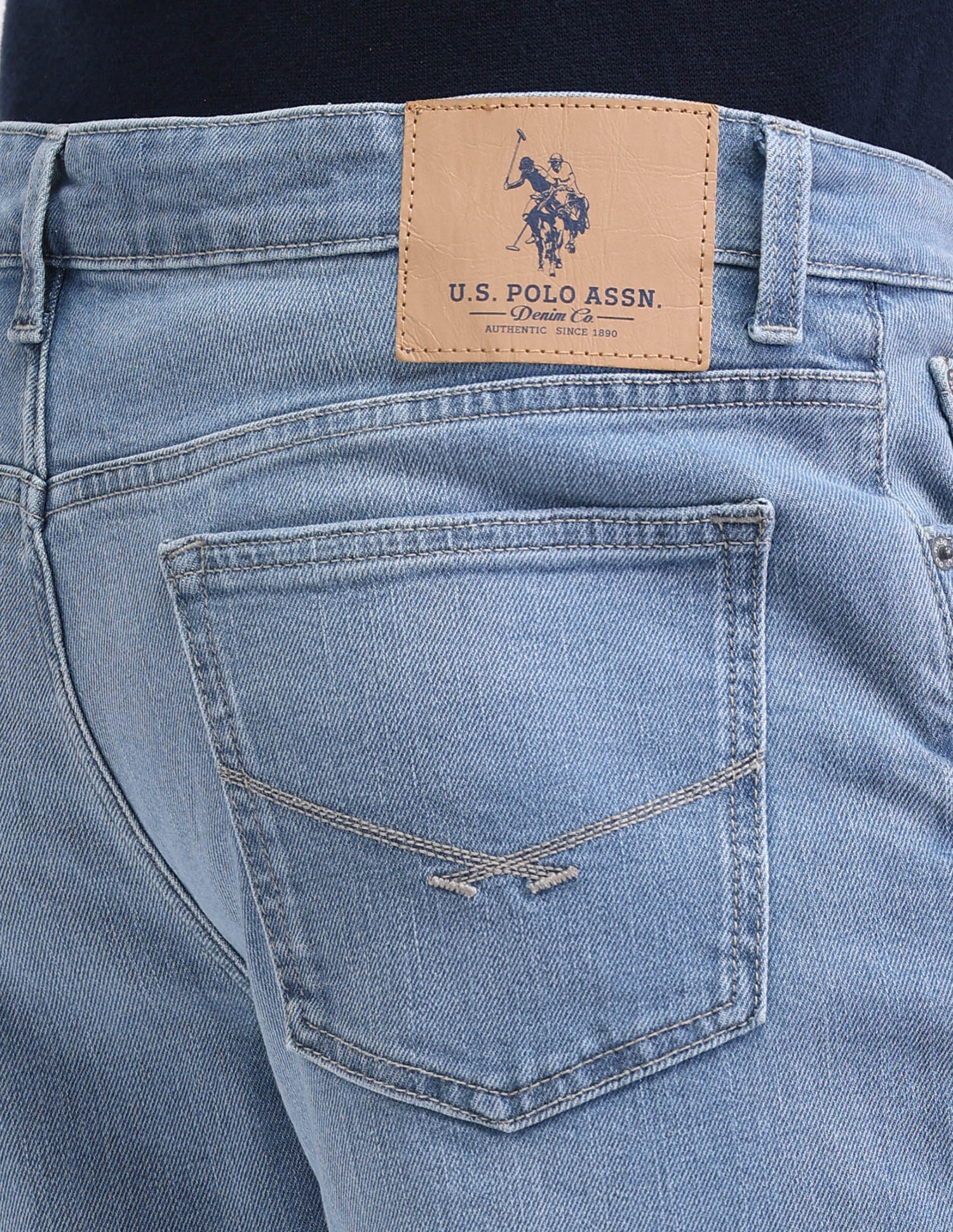 Mid Rise Shawn Relaxed Fit Jeans Blue - U.S. Polo Assn. India | Large