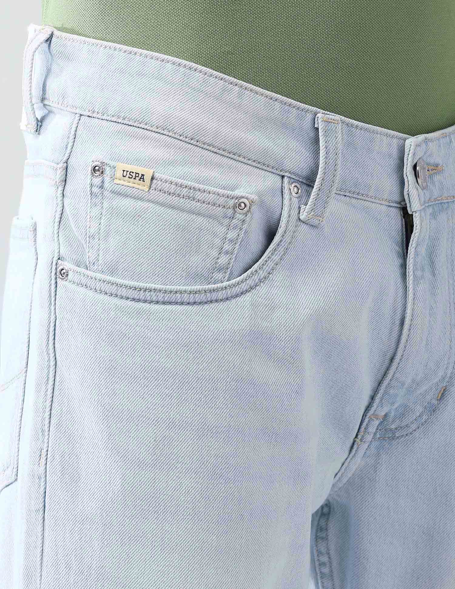 Vintage Brandon Slim Tapered Fit Blue Jeans Blue - U.S. Polo Assn. India | Large