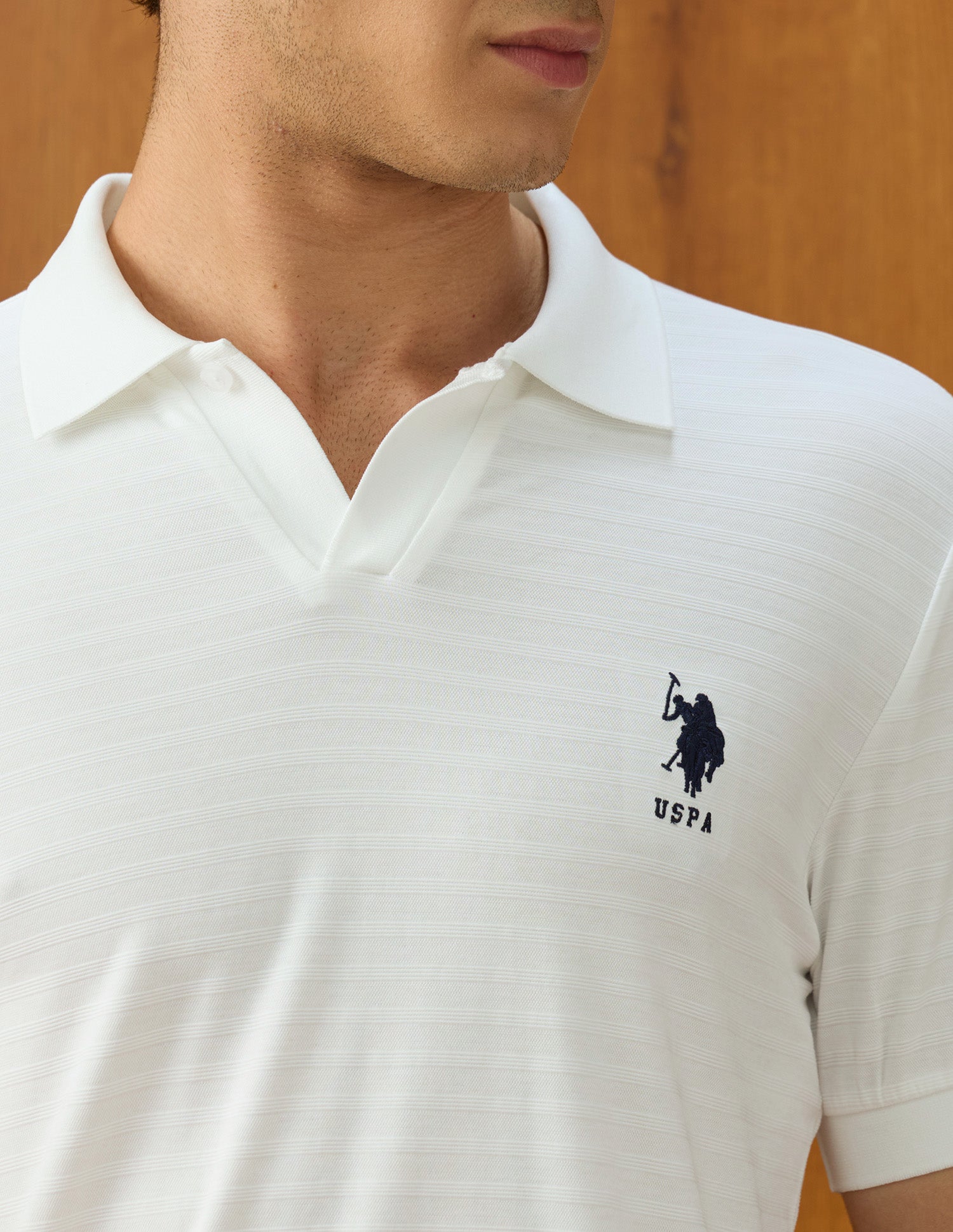 Slim Fit Elvenado Polo Shirt White - U.S. Polo Assn. India | Large