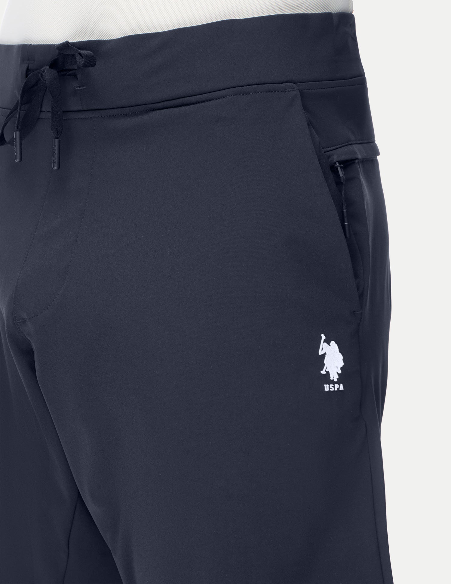 Mid Rise Regular Fit Active Shorts Navy - U.S. Polo Assn. India | Large