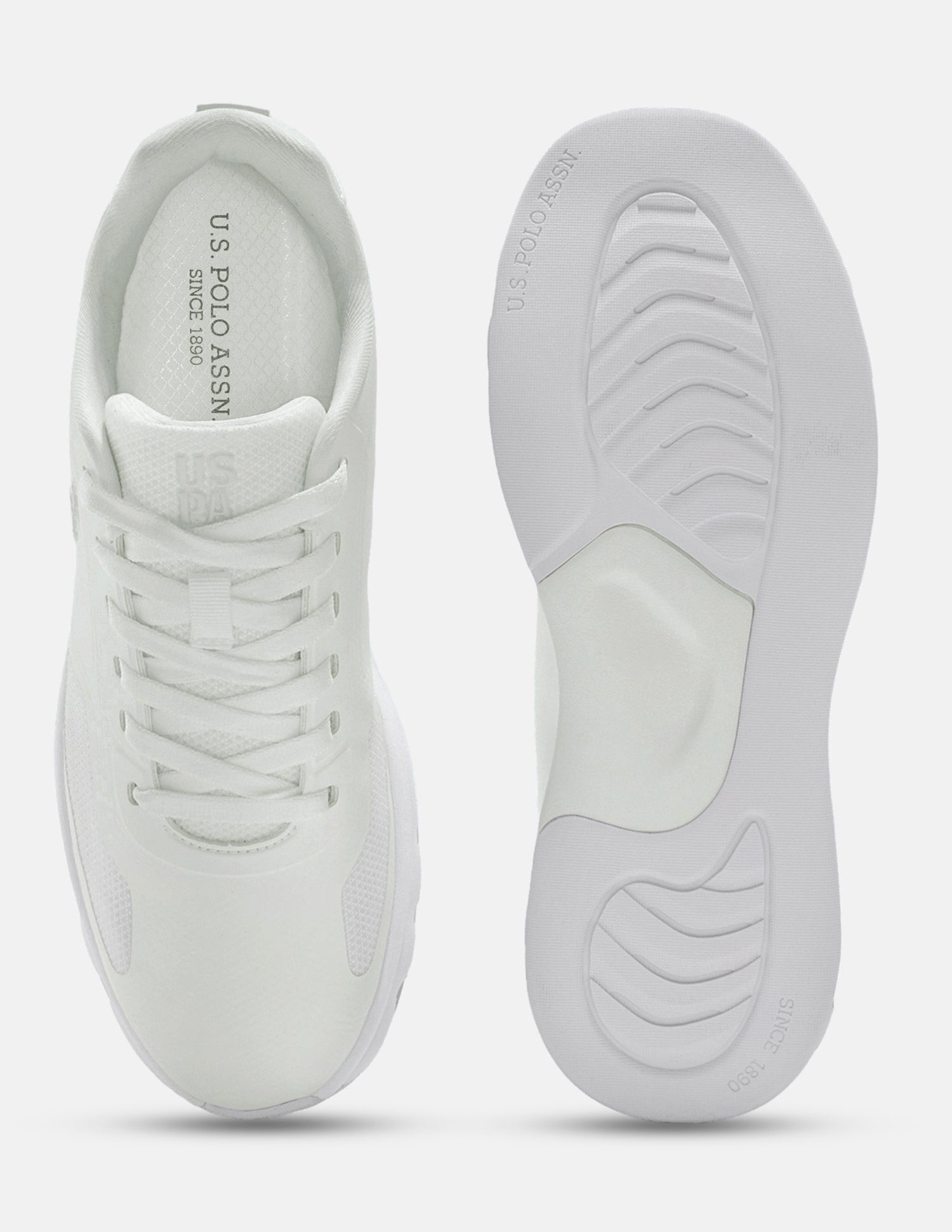 Pivot Lte Lace-Ups Sneakers White - U.S. Polo Assn. India | Large