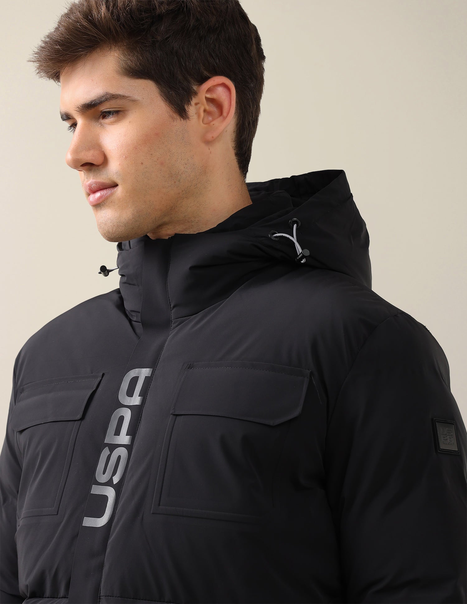 Legend Of Horseshoe Puffer Jacket Black - U.S. Polo Assn. India | Large