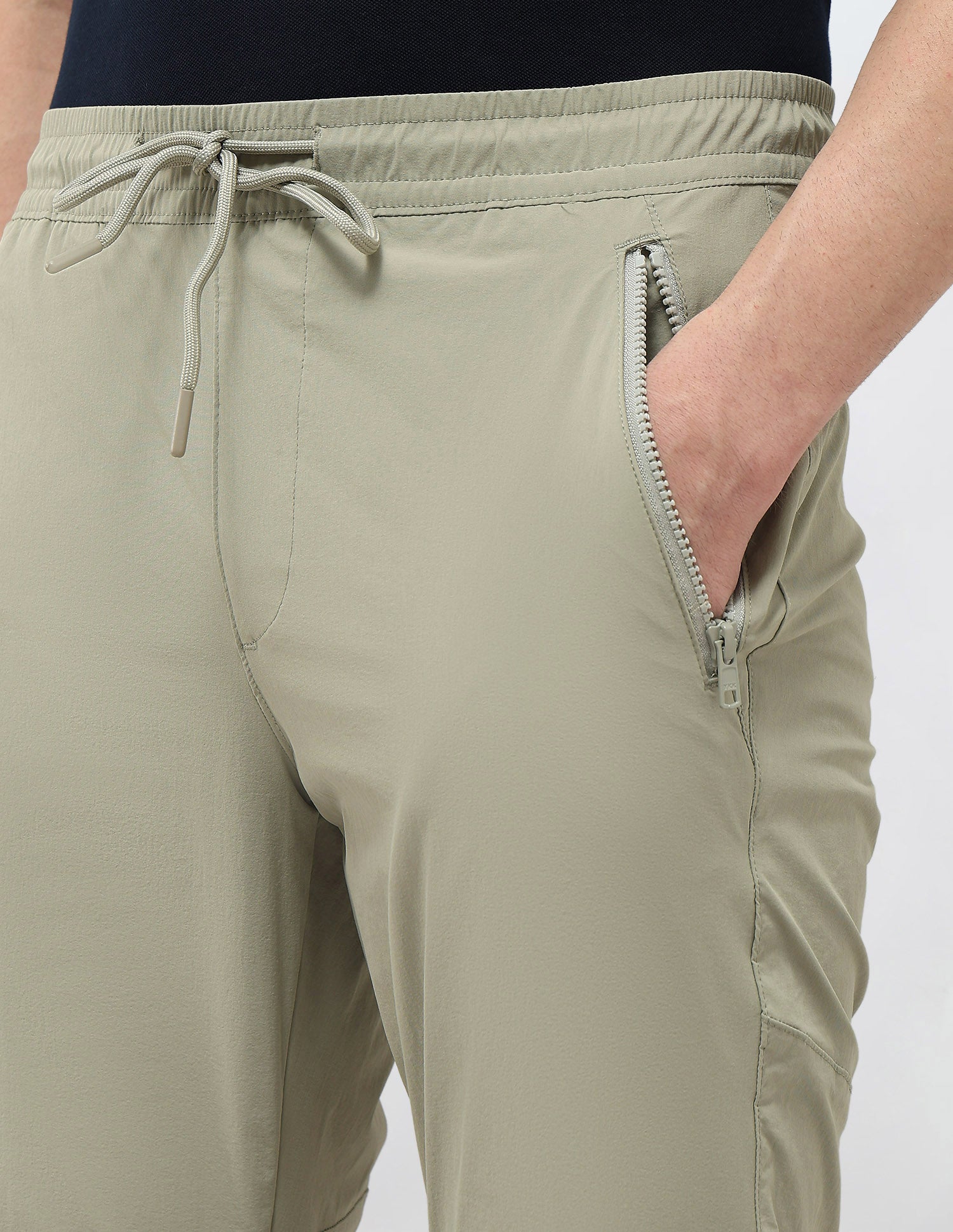 Mid Rise Relaxed Fit Joggers Light Green - U.S. Polo Assn. India | Large
