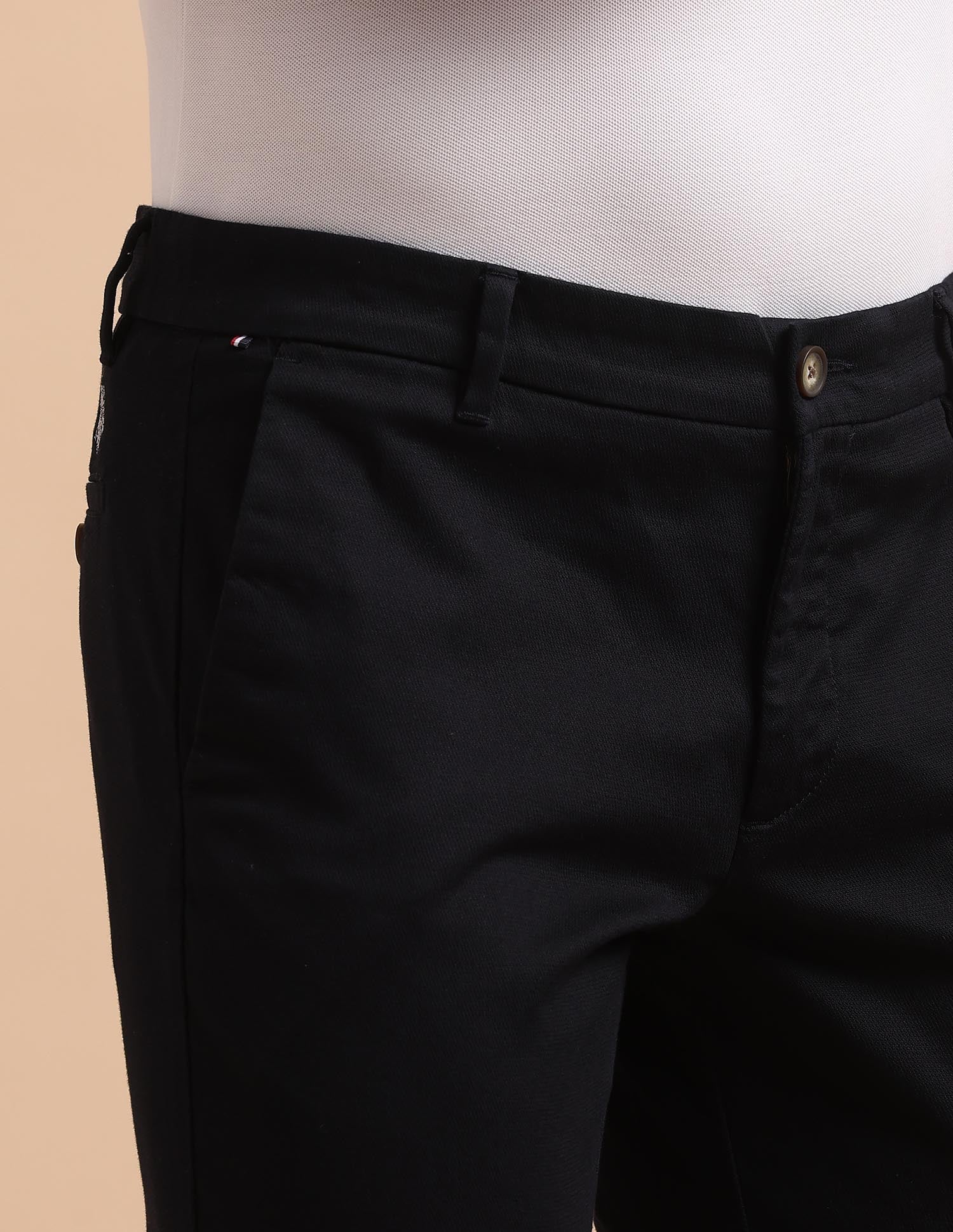 Satin Super Slim Fit Trousers Dark Navy - U.S. POLO ASSN. | Large