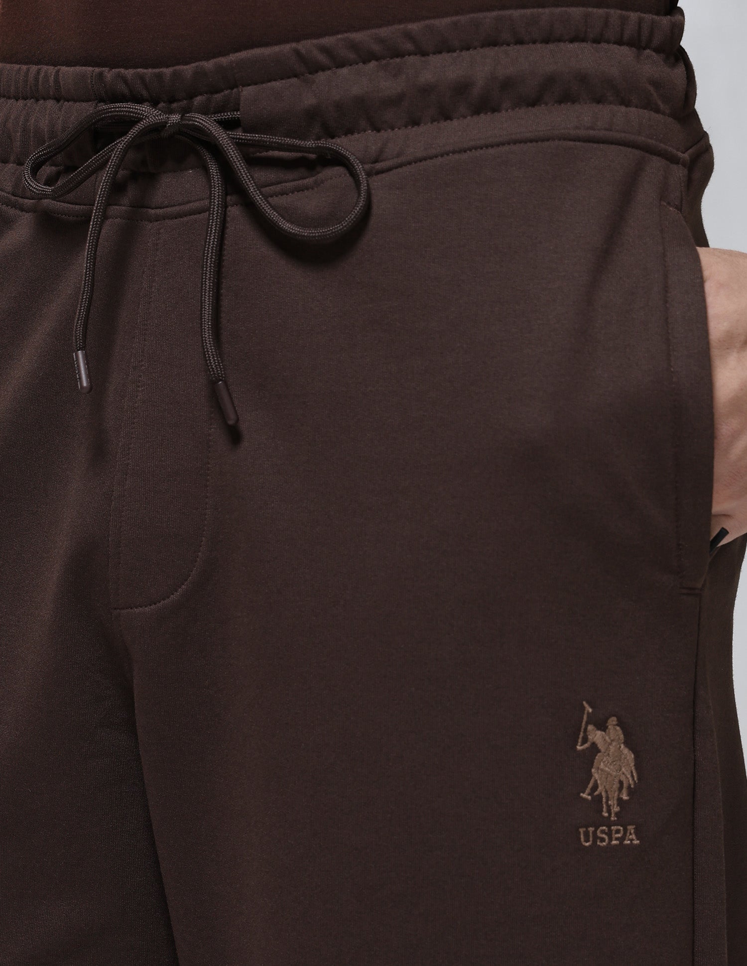 Baggy Fit Sturdy Fabric OR008 Lounge Track Pants Java - U.S. Polo Assn. India | Large