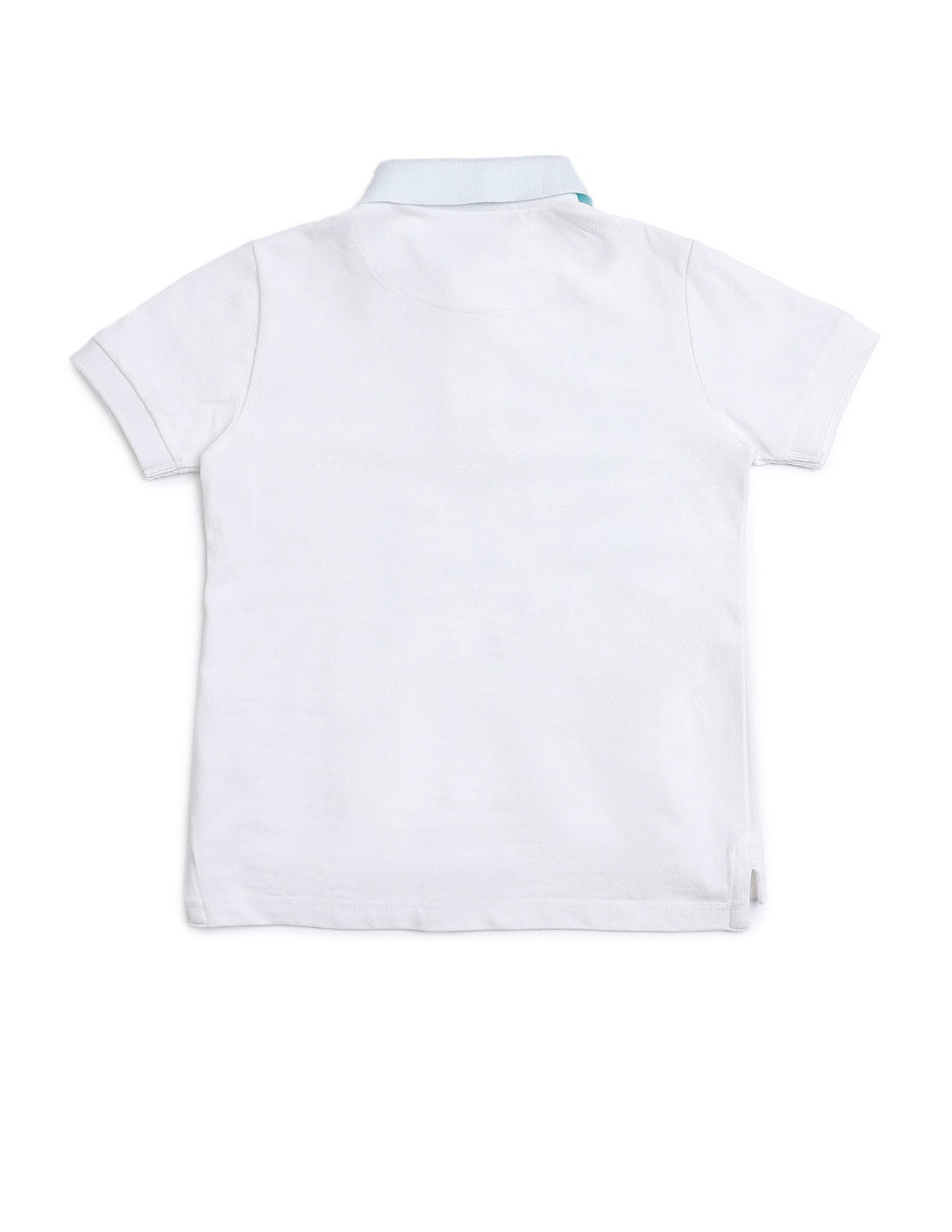 Boys Graphic Printed Regular Fit Polo T shirt White - U.S. POLO ASSN. | Large