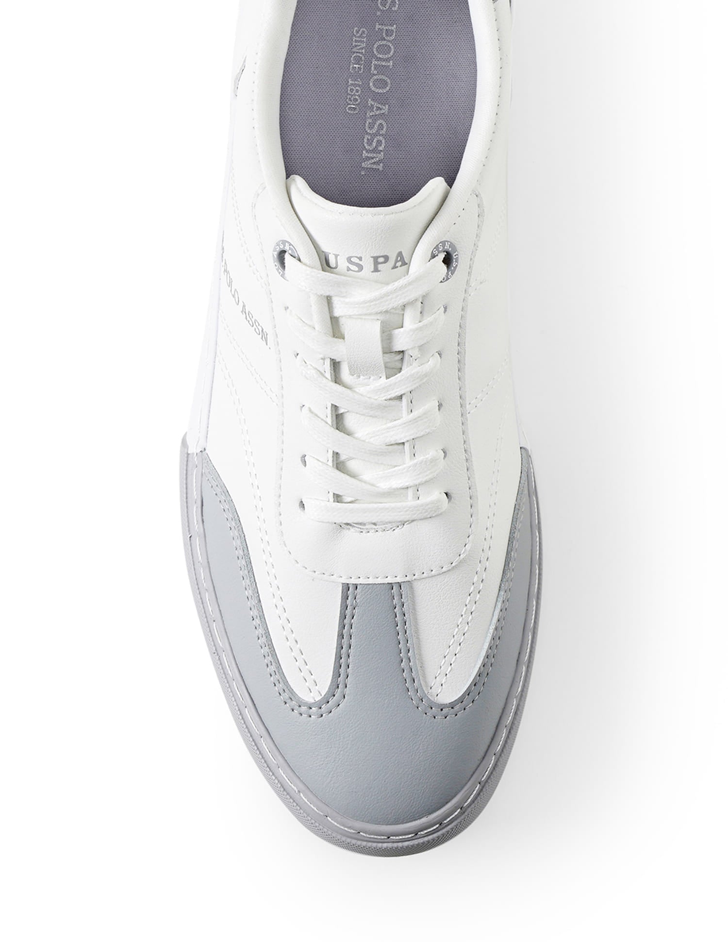 Men Colourblocked Gian 4.0 Sneakers Grey - U.S. Polo Assn. India | Large