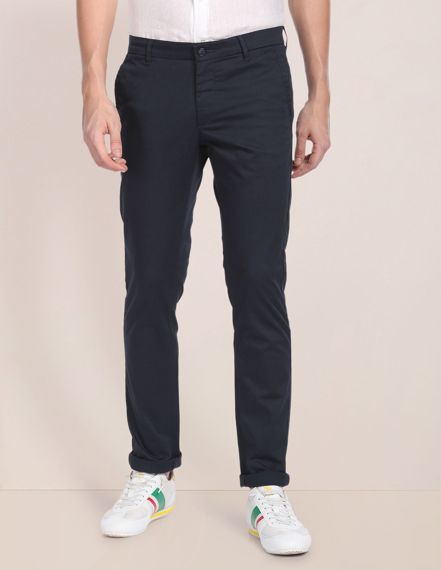 Mid Rise Dobby Trousers – U.S. Polo Assn. India