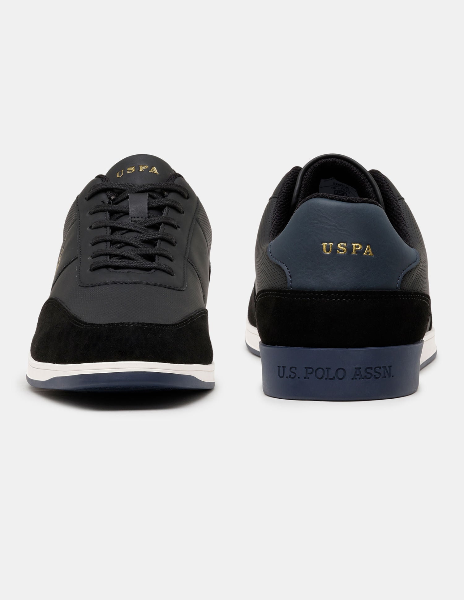 Men Moreno Smart Casuals Sneakers Black - U.S. POLO ASSN. | Large