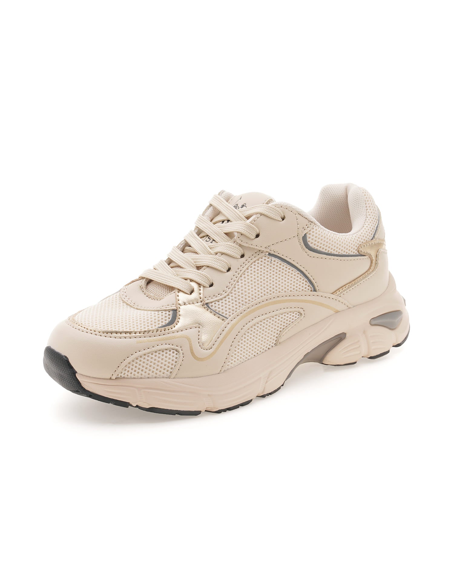 Metallic Logo Felicia Sneakers Nude - U.S. Polo Assn. India | Large