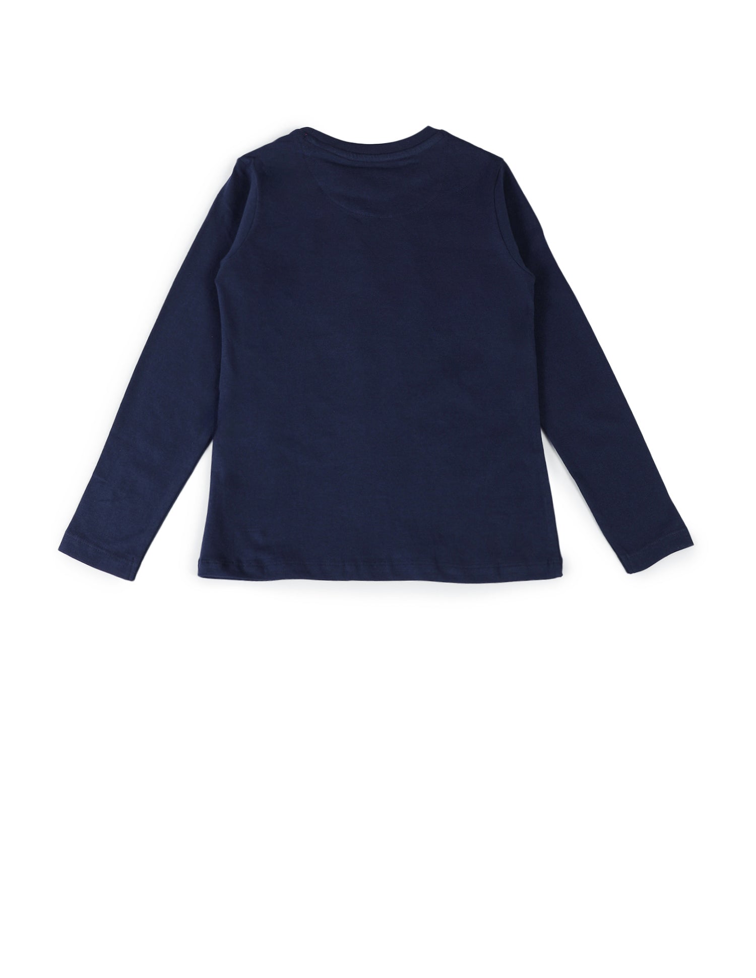 Boys Cotton Regular Fit T-Shirt Navy - U.S. POLO ASSN. | Large