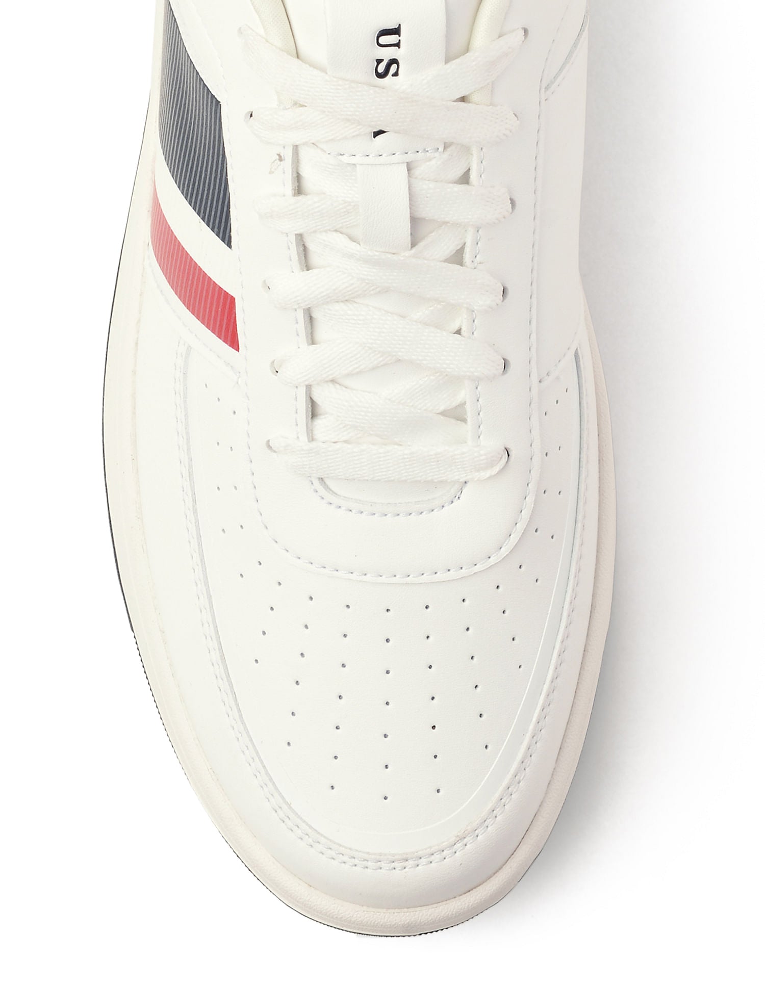 Men Gael Off White Retro Court Sneakers White - U.S. POLO ASSN. | Large