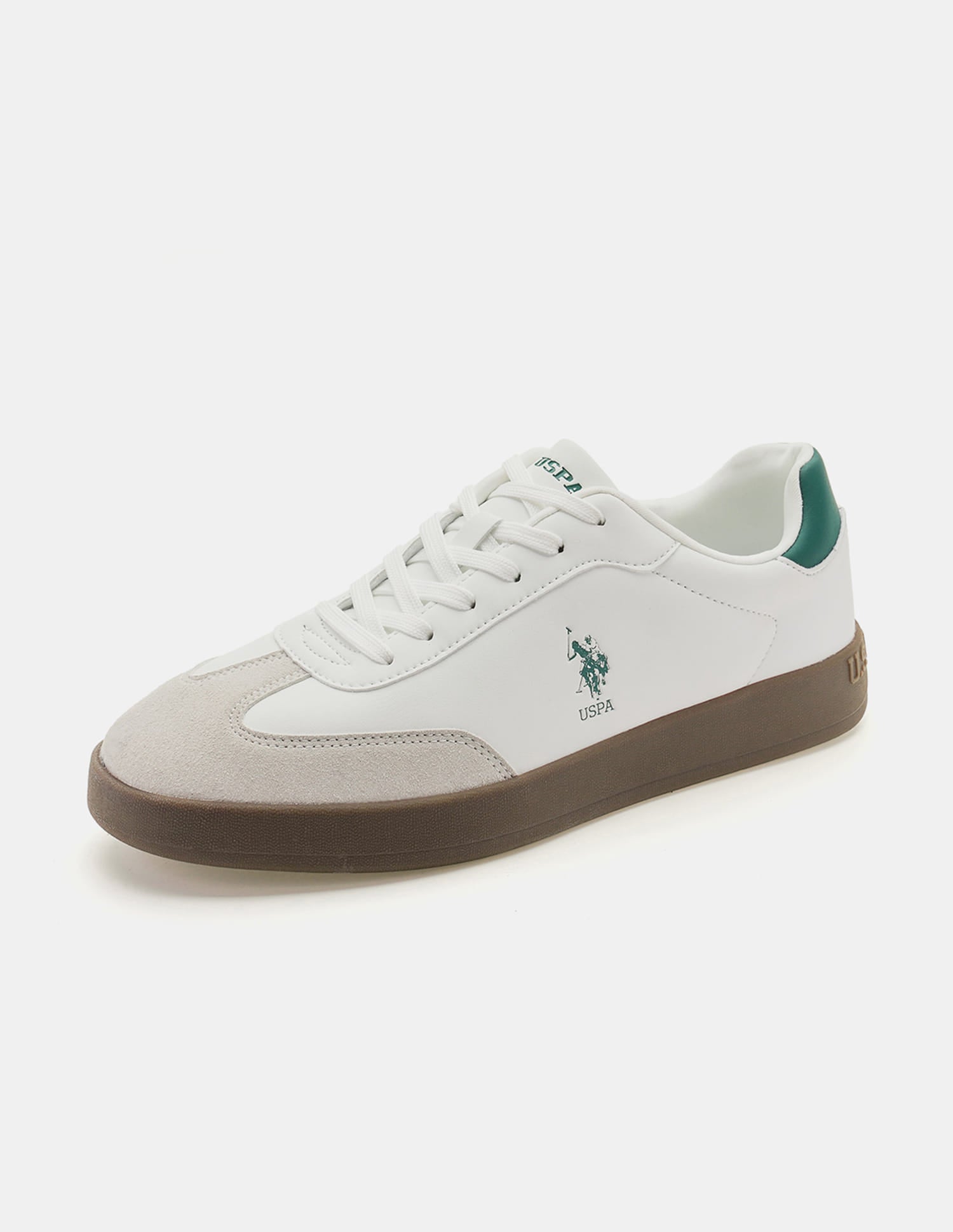 Men Coba 2.0 Colourblocked Round Toe Sneakers Off White - U.S. Polo Assn. India | Large