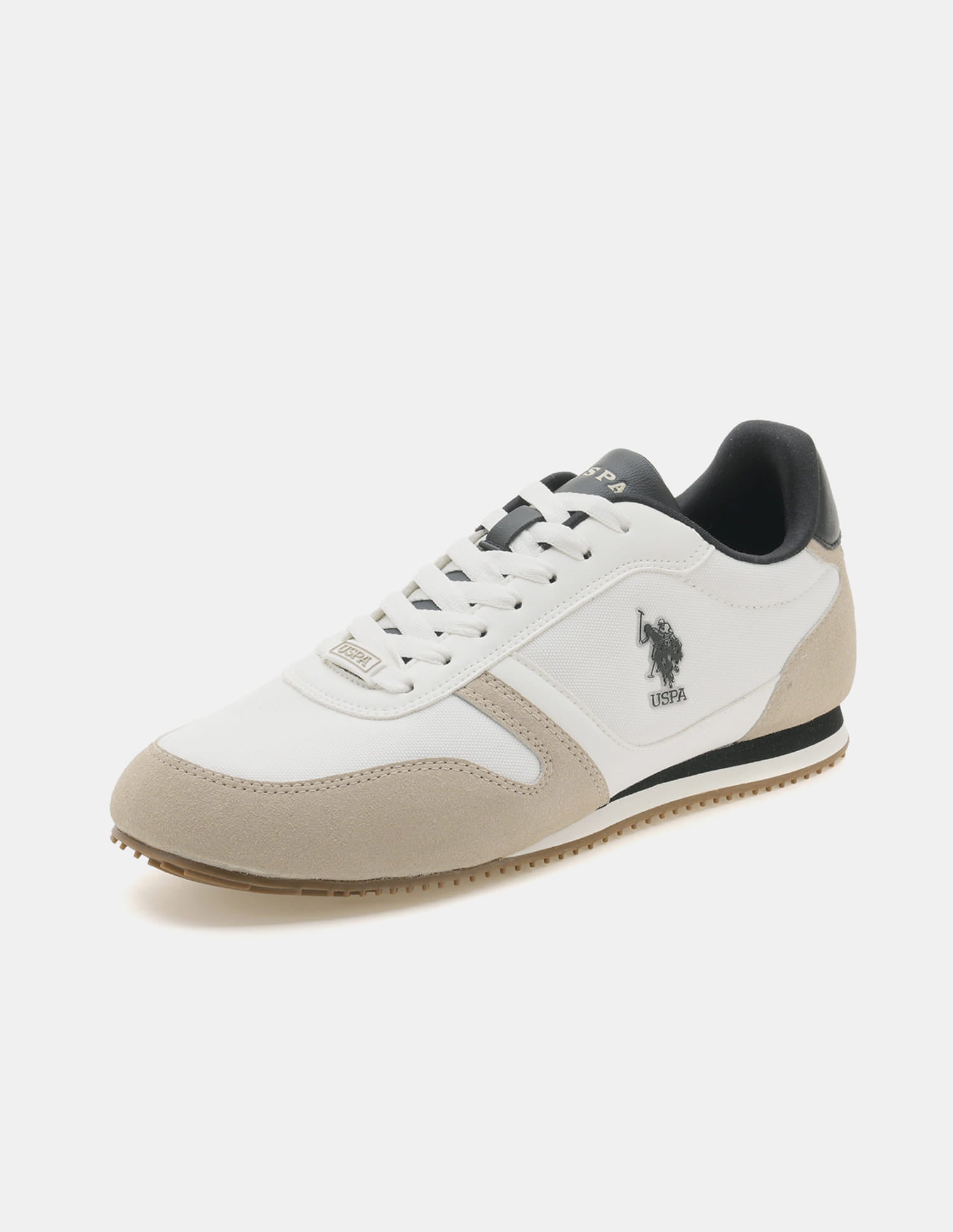 Clemt 4.0 Colourblocked Sneakers Beige - U.S. Polo Assn. India | Large
