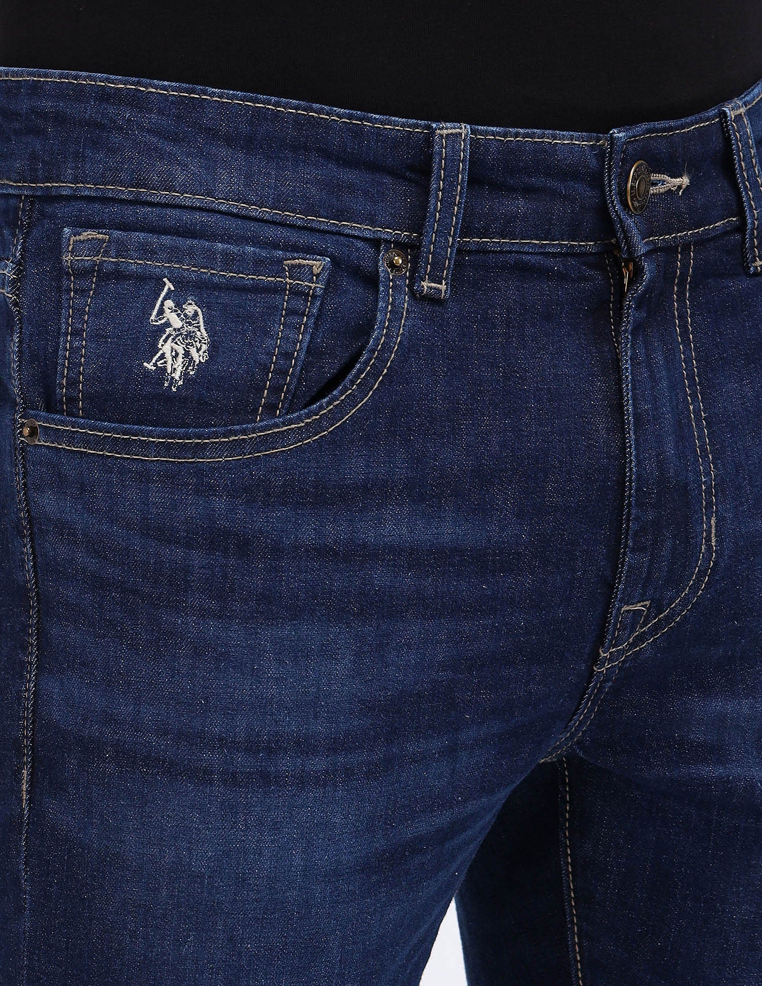 Regallo Skinny Fit Jeans Blue - U.S. Polo Assn. India | Large