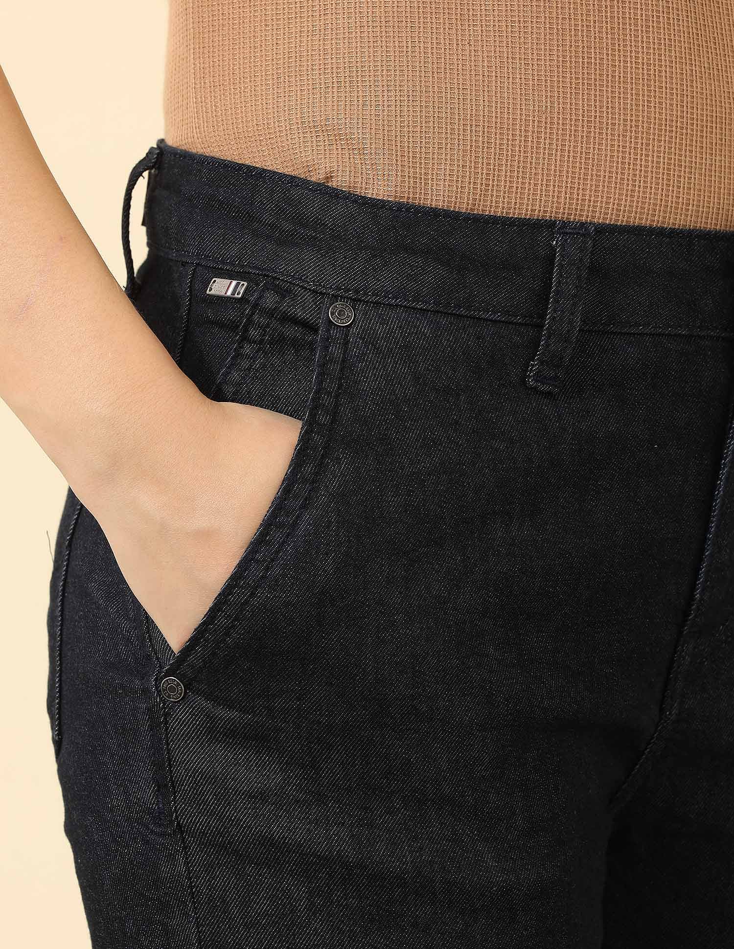 High Rise Bootcut Jeans Rinse Blue - U.S. Polo Assn. India | Large