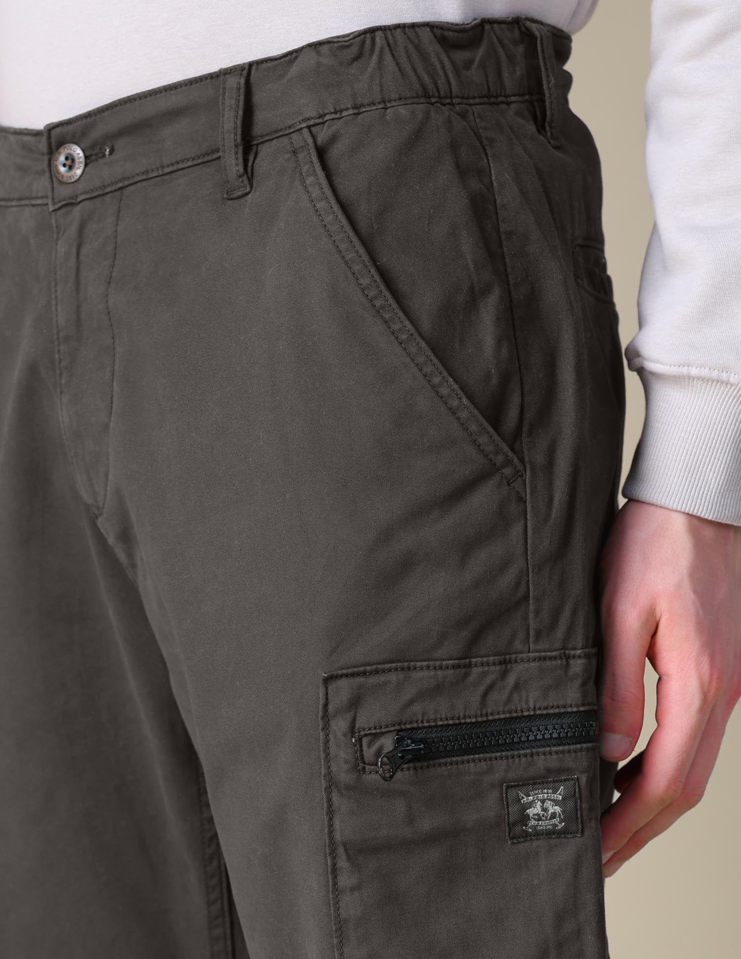 Mid Rise Regular Fit Cargos Choco - U.S. POLO ASSN. | Large