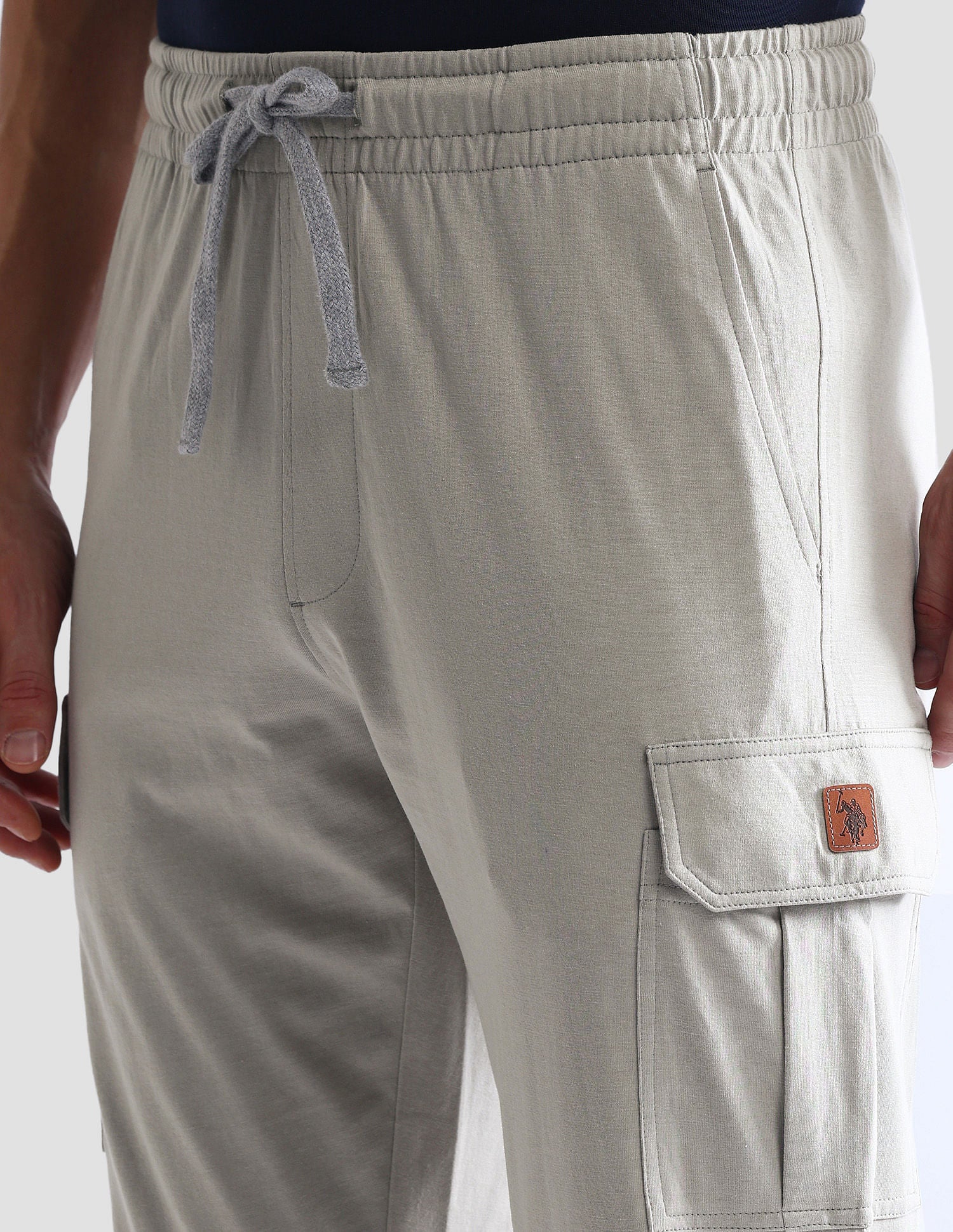 Cargo Utility OJ002 Lounge Joggers - Pack Of 1 Grey - U.S. POLO ASSN. | Large