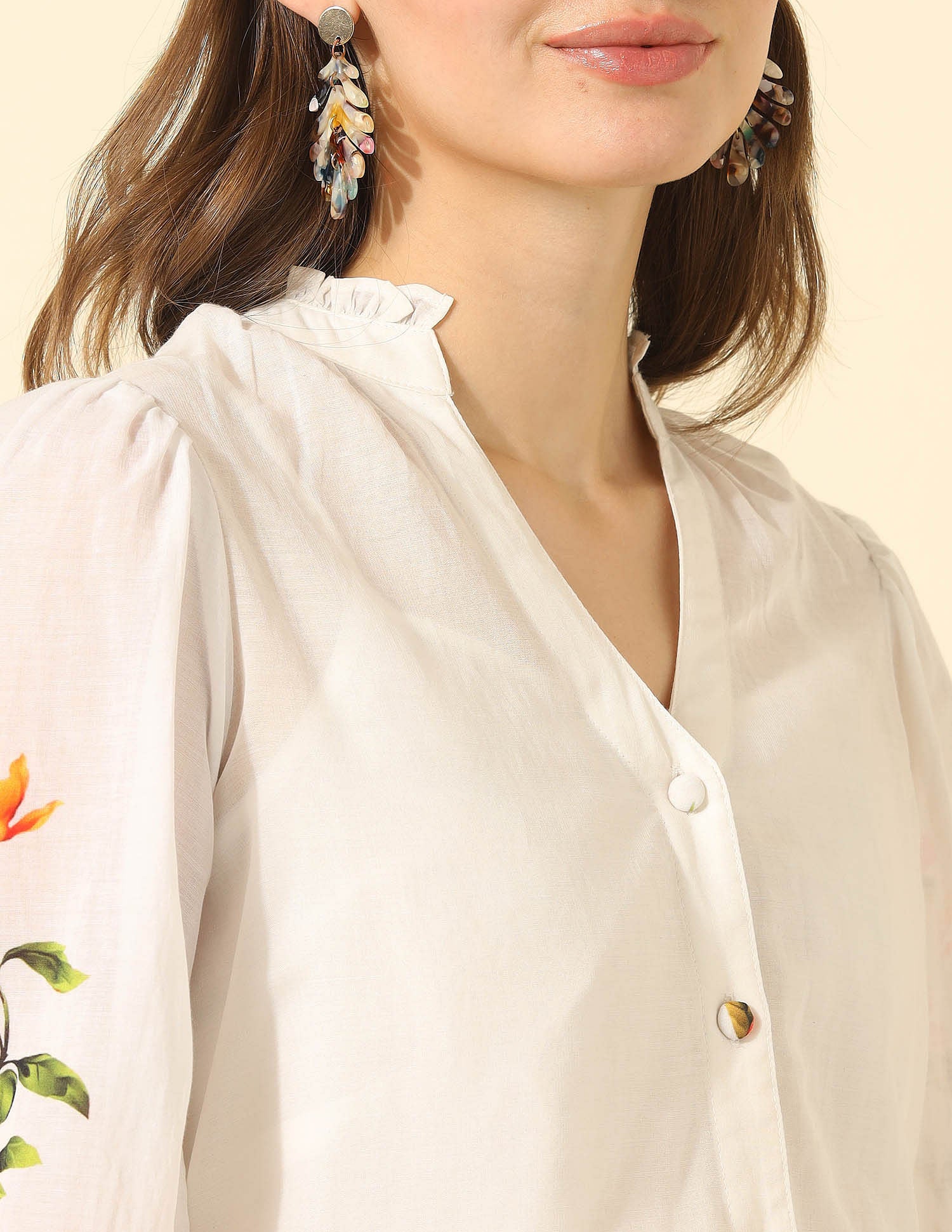 Sheer Solid Regular Fit Top White - U.S. POLO ASSN. | Large