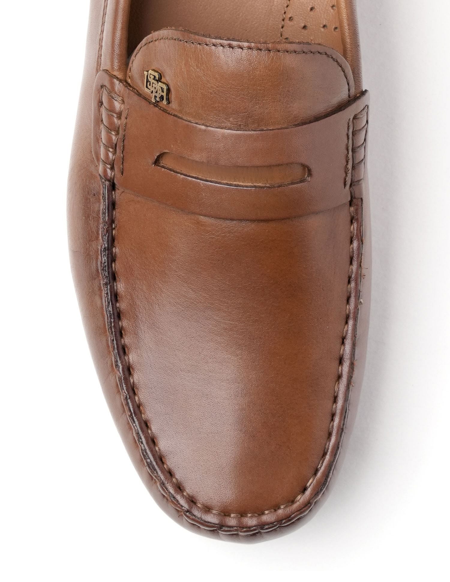 Men Adonis Leather Loafers Tan - U.S. Polo Assn. India | Large