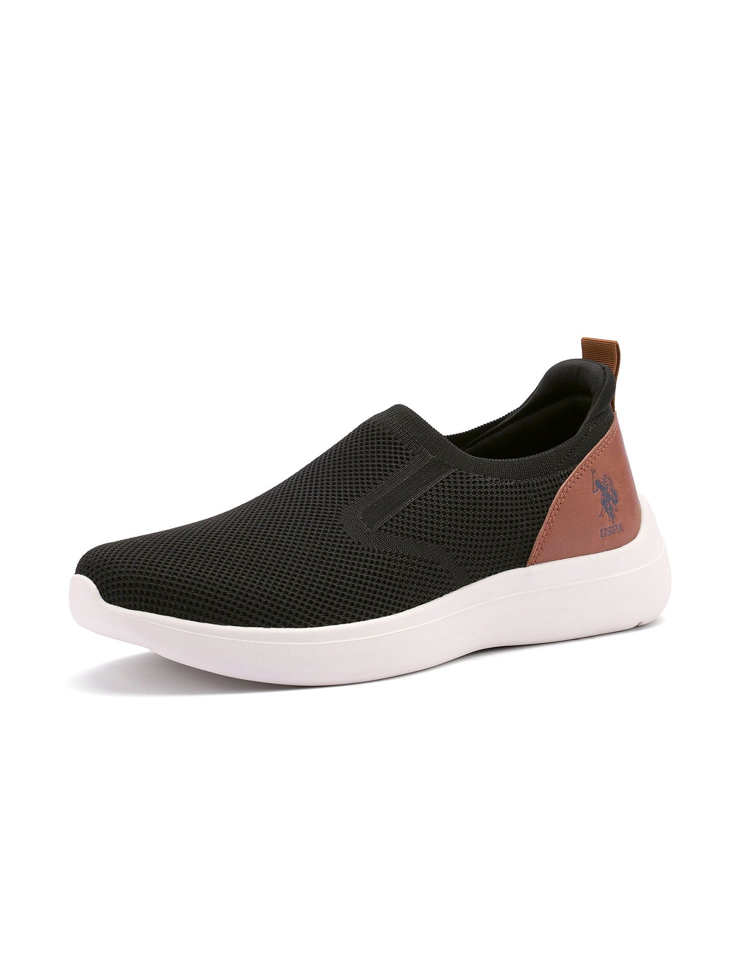 Men Tenore 2.0 Black Uspa Sport  Sneaker Slip On Black - U.S. Polo Assn. India | Large