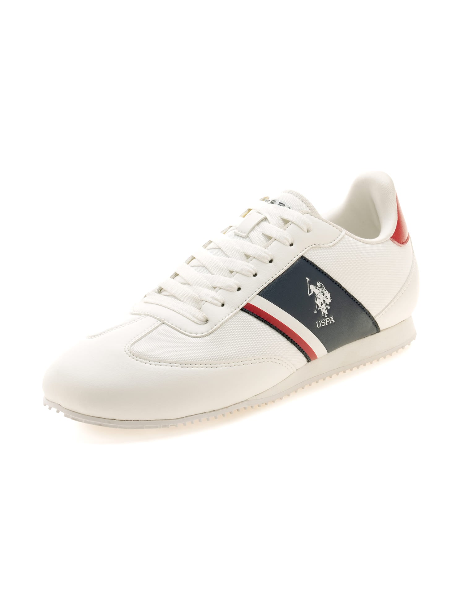 Men Adler 5.0 Colourblocked Sneakers Off White - U.S. Polo Assn. India | Large