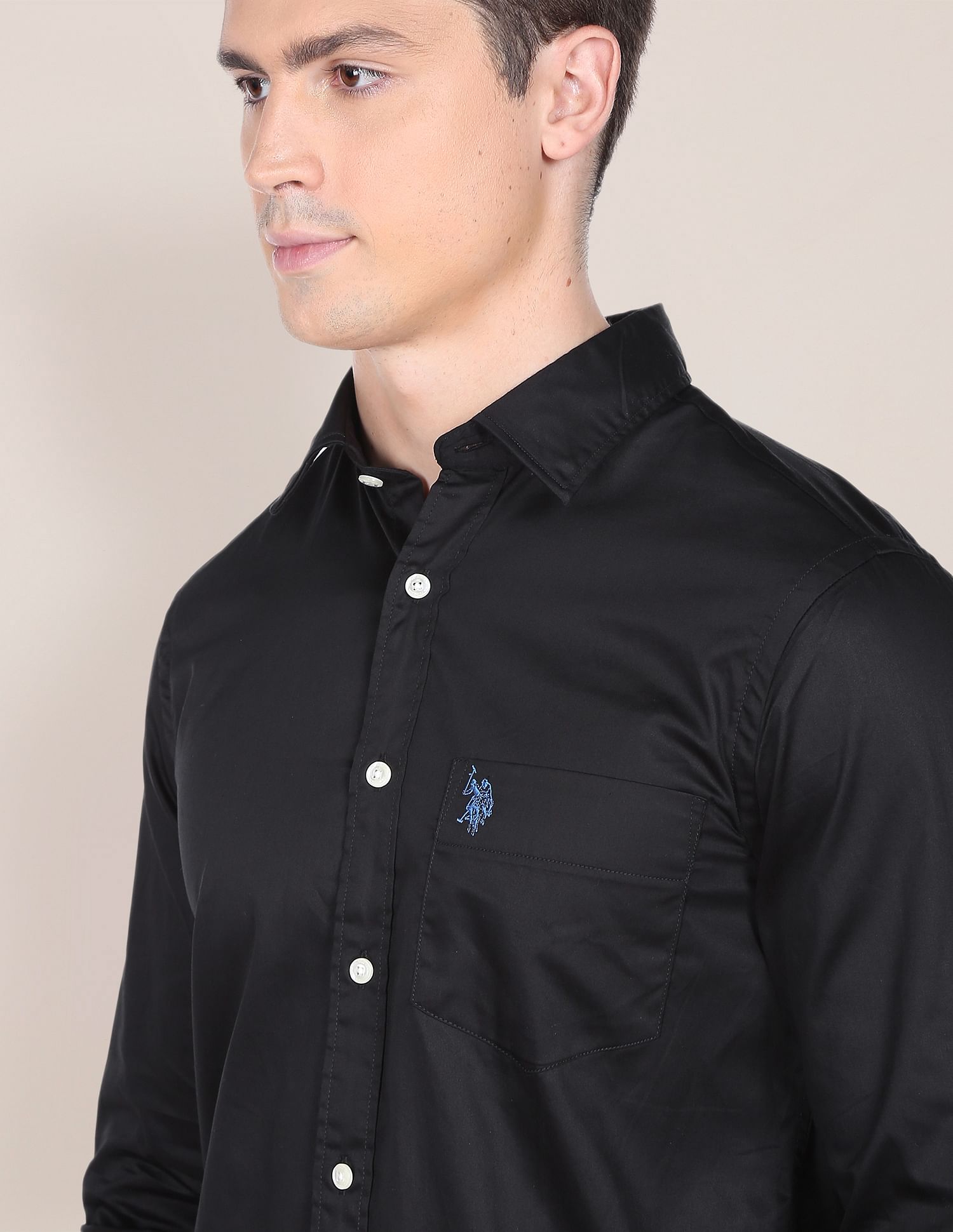 Tailored Satin Shirt – U.S. Polo Assn. India