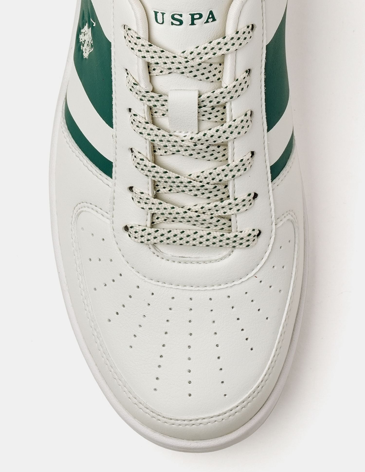 Men Camon Low Top Sneakers Off White - U.S. Polo Assn. India | Large