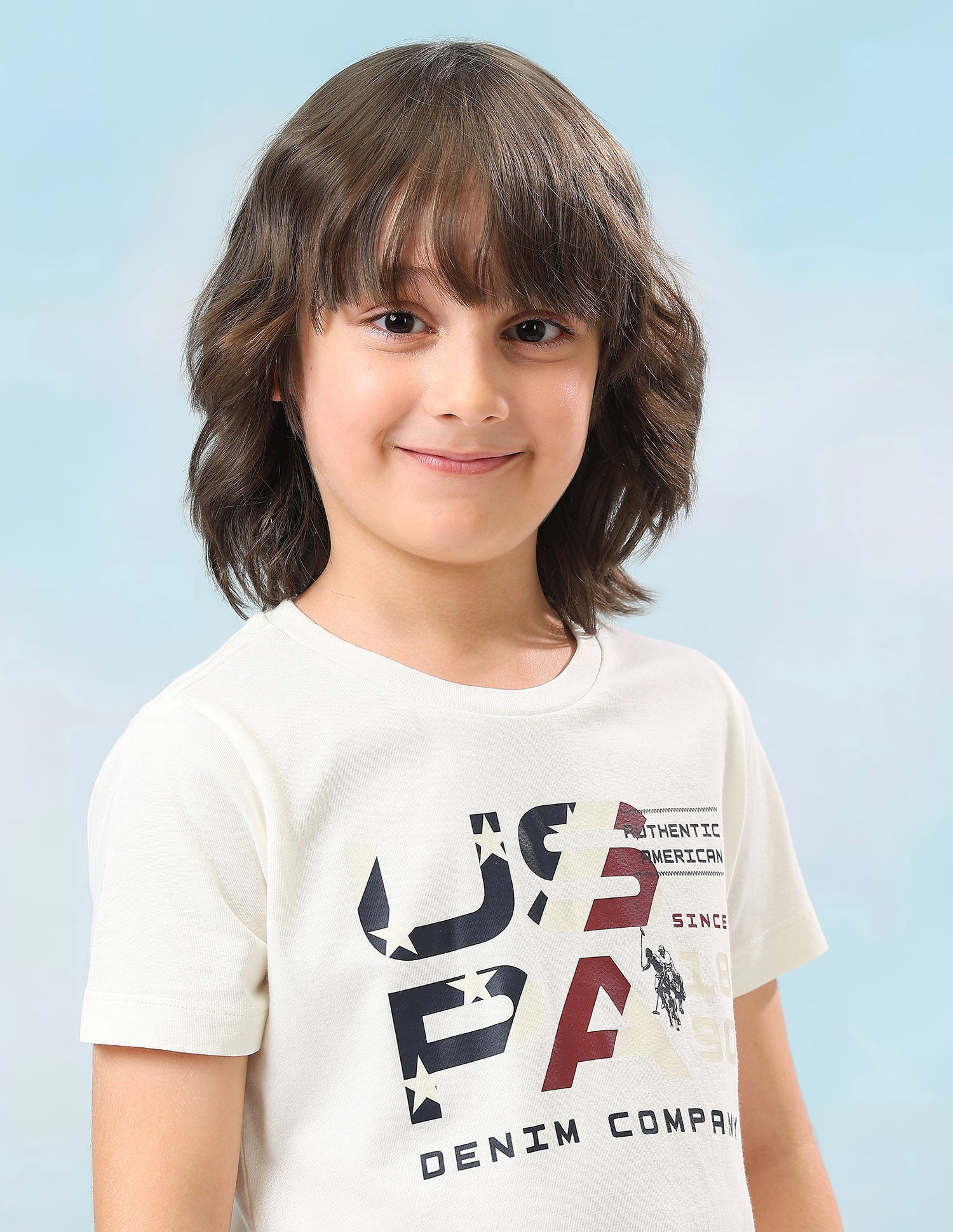 Graphic Brand Printed Regular Fit T-Shirt White - U.S. Polo Assn. India | Large