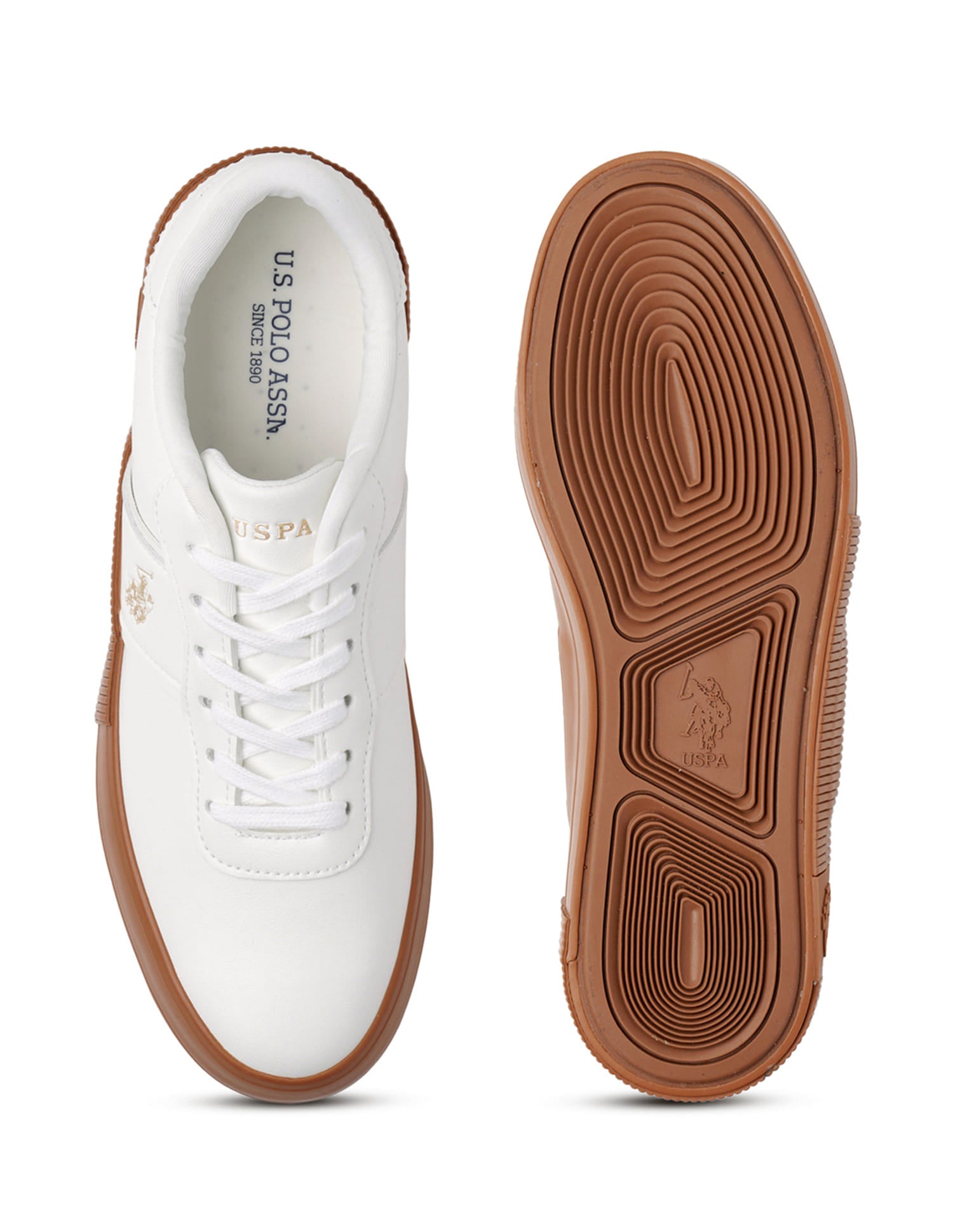 Men Low Top Mees Sneakers Off-White - U.S. Polo Assn. India | Large