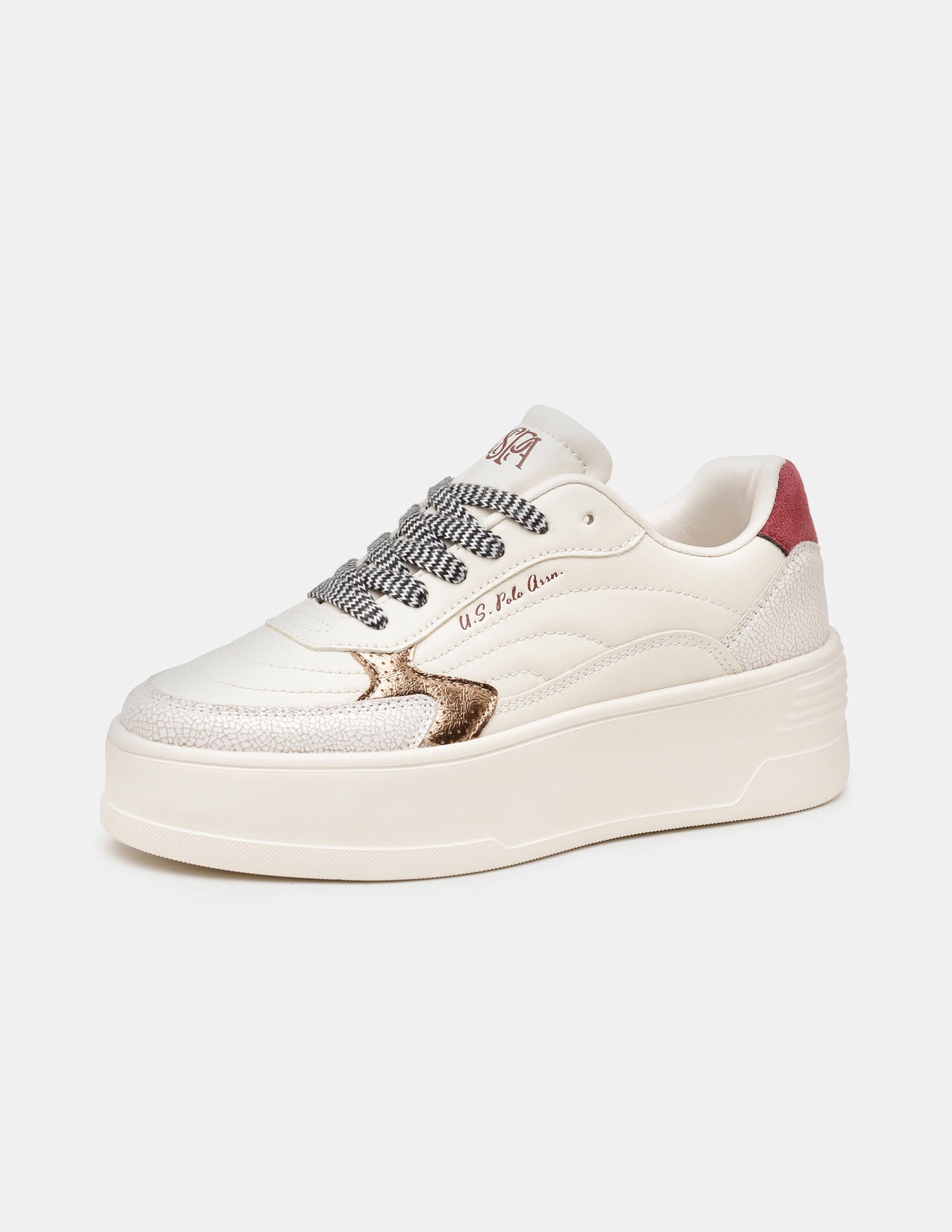Kairis Beige Light Weight Sneaker Shoes Beige - U.S. Polo Assn. India | Large