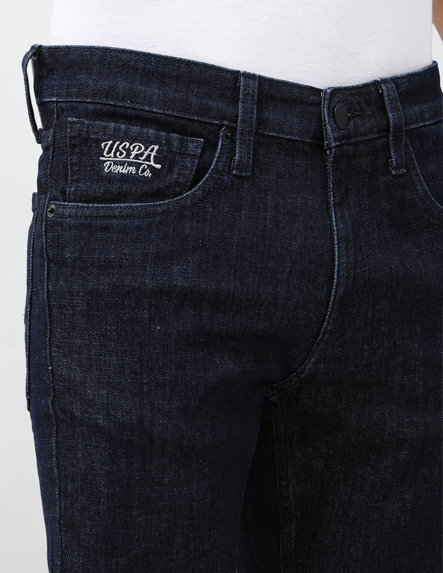 Regallo Skinny Fit Blue Jeans Indigo - U.S. Polo Assn. India | Large