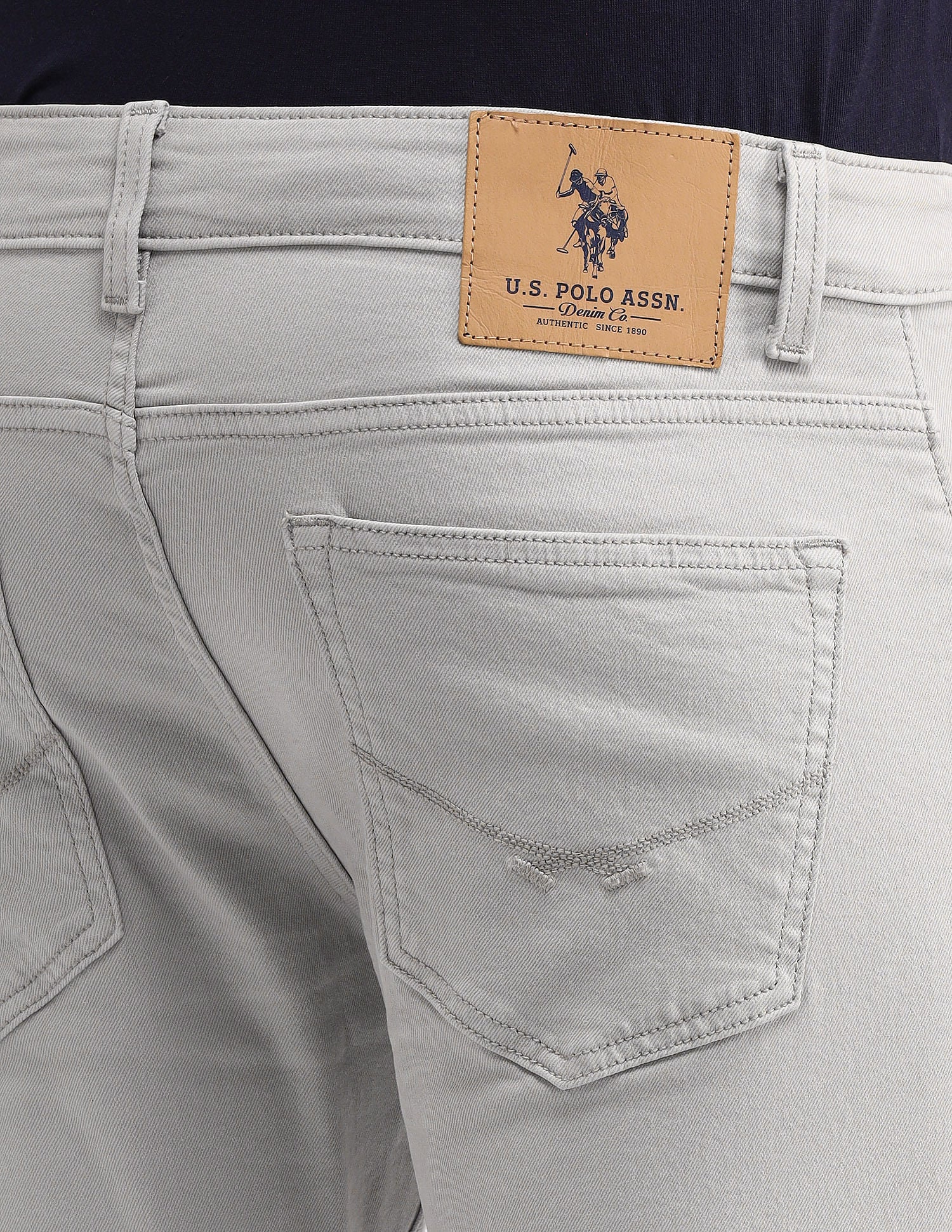 Henry Cropped Fit Jeans Grey - U.S. POLO ASSN. | Large