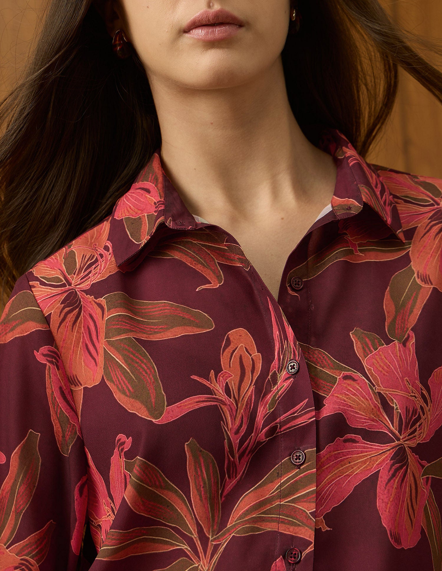 Floral Printed Relaxed Fit Shirt Multi-colour - U.S. POLO ASSN. | Large