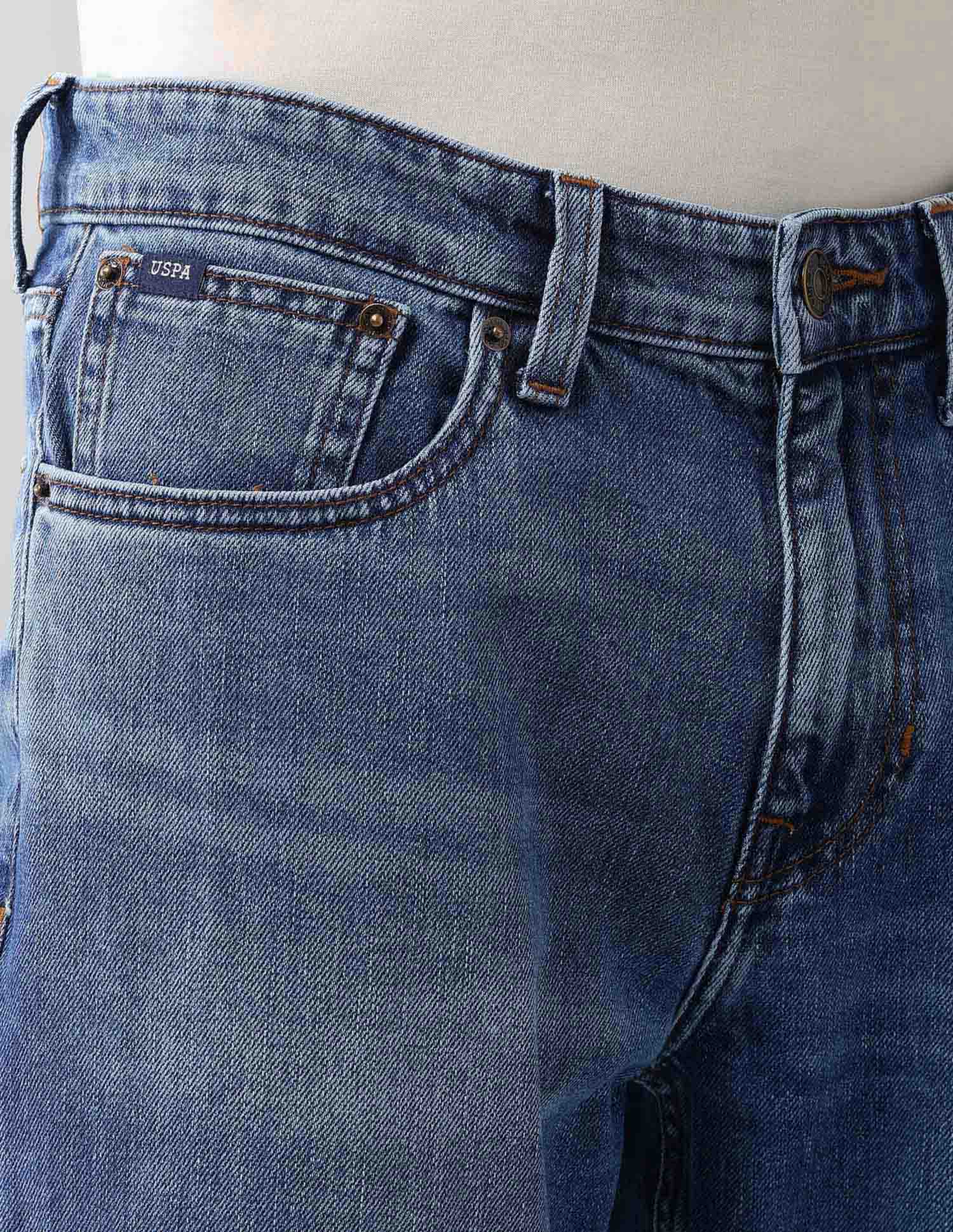Vintage Shawn Relaxed Fit Blue Jeans Blue - U.S. Polo Assn. India | Large