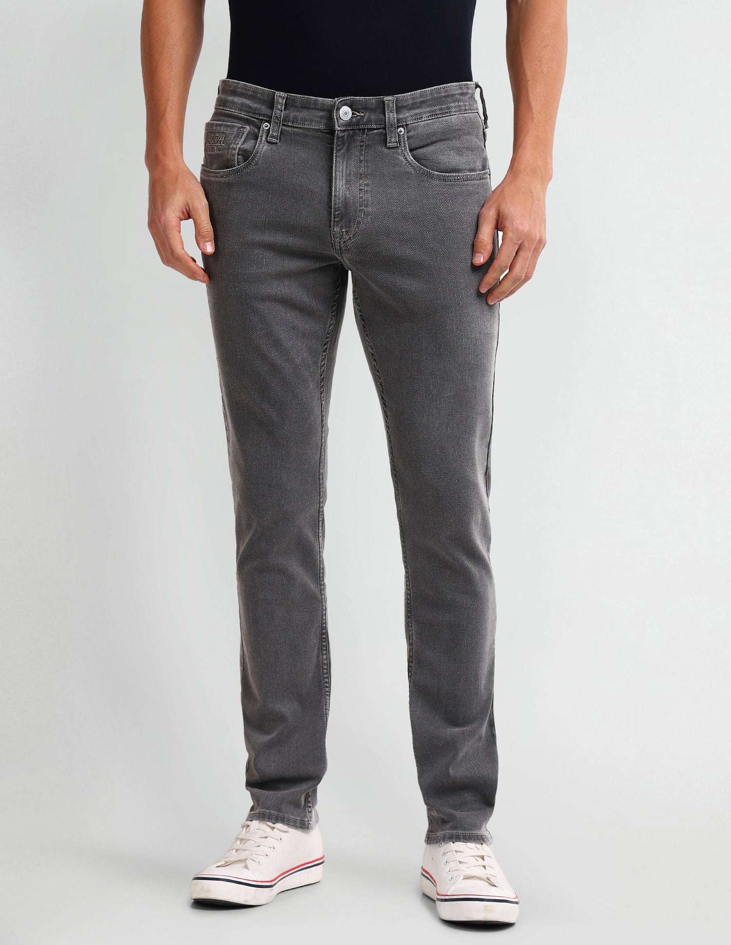 Brandon Slim Tapered Grey Jeans Grey - U.S. Polo Assn. India | Large