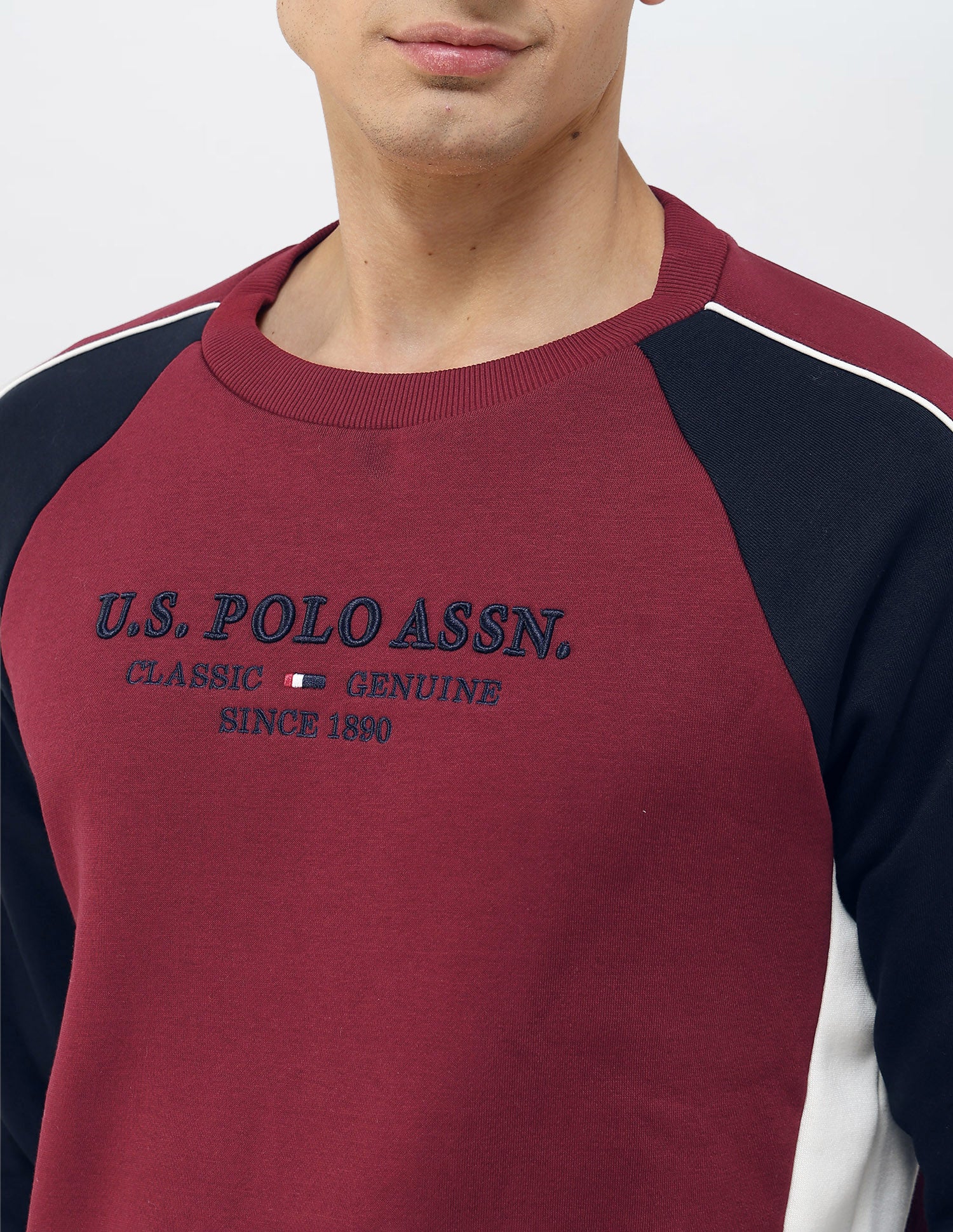 Brand Embroidered Regular Fit Sweatshirt Red - U.S. POLO ASSN. | Large