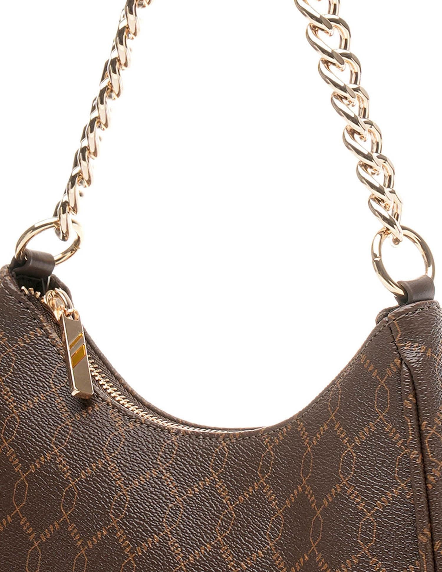 Kali Monogram Shoulder Bag Brown - U.S. POLO ASSN. | Large